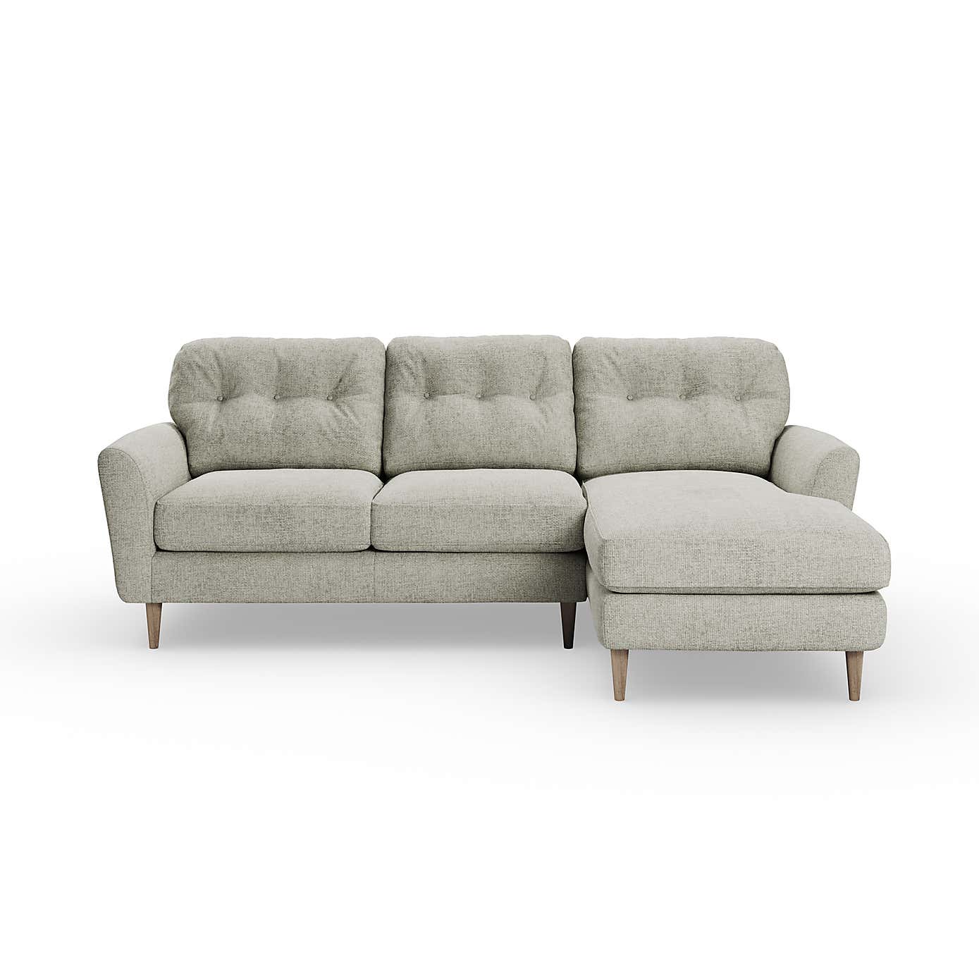 Sven Chunky Chenille Large Corner Chaise Sofa