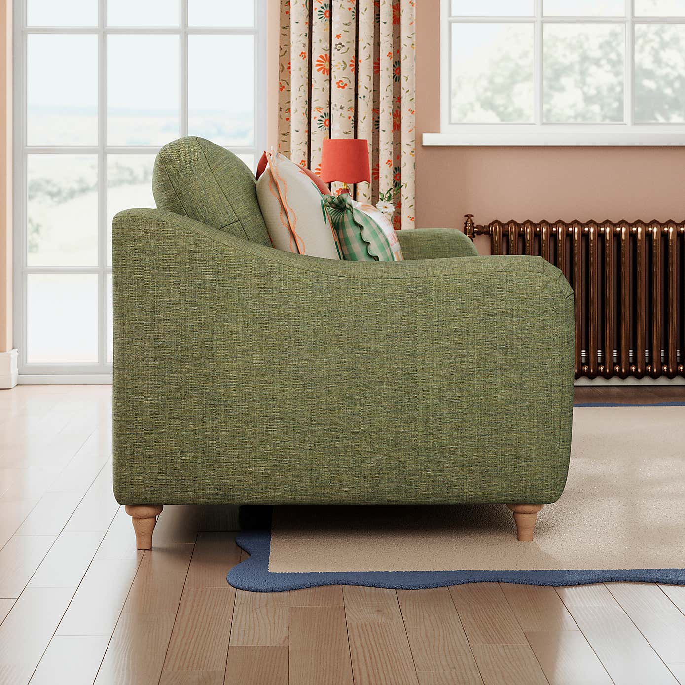 Slub Faux Linen Fabric Sample