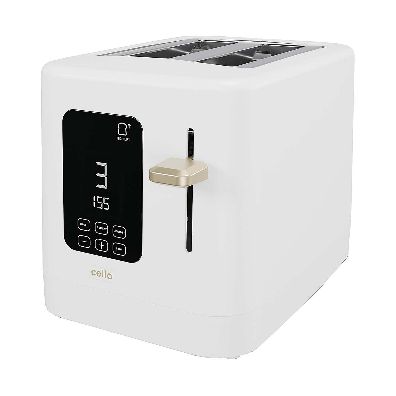 Cello Digital 2 Slice Toaster