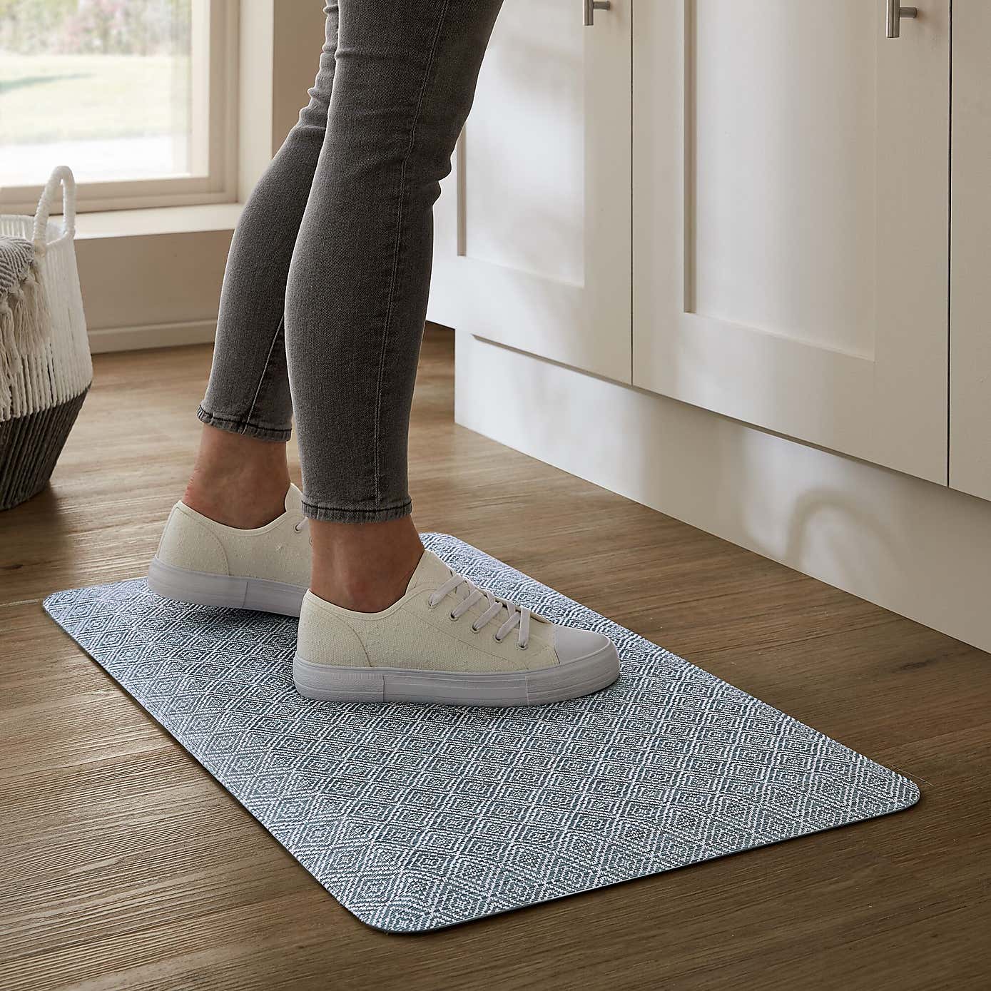 Anti-Fatigue Geometric Cushioning Mat