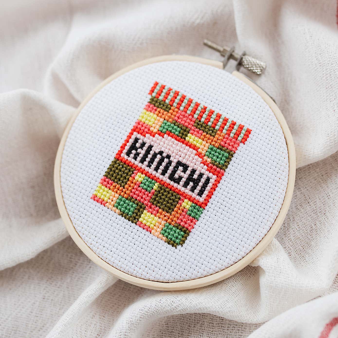 Cotton Clara Kimchi Cross Stitch Kit