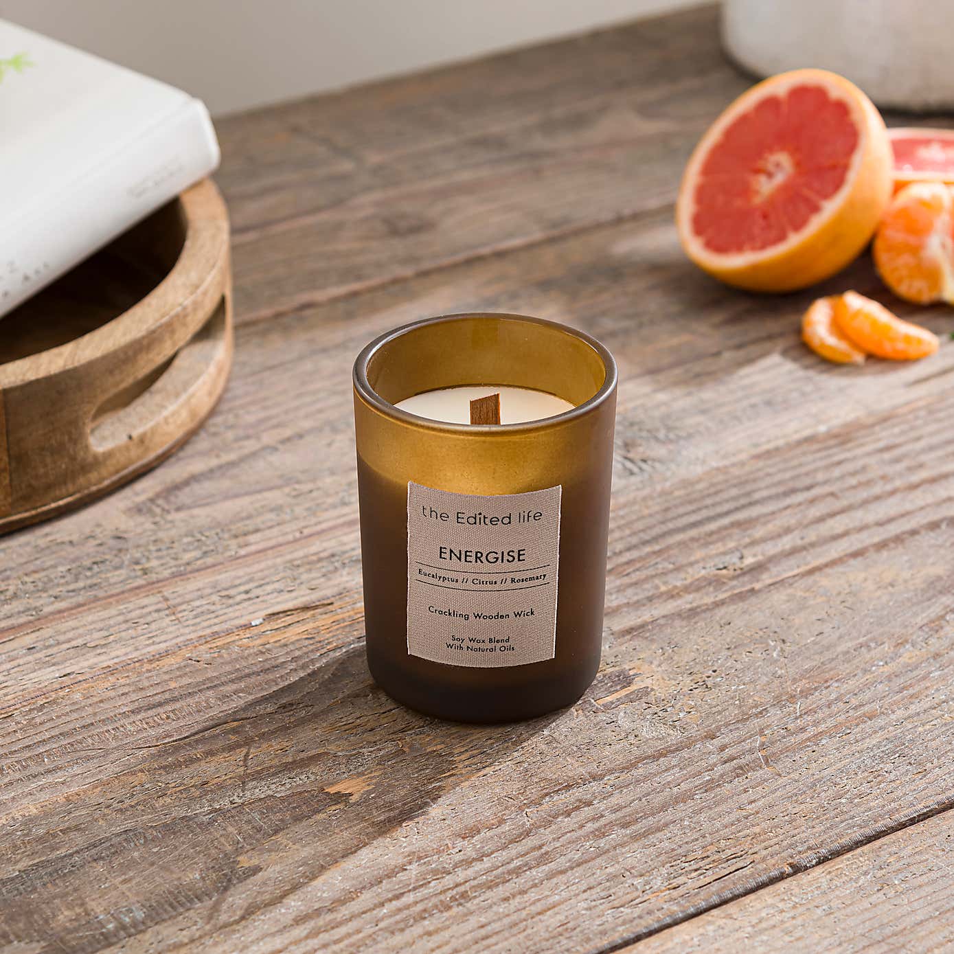 Energise Crackle Candle