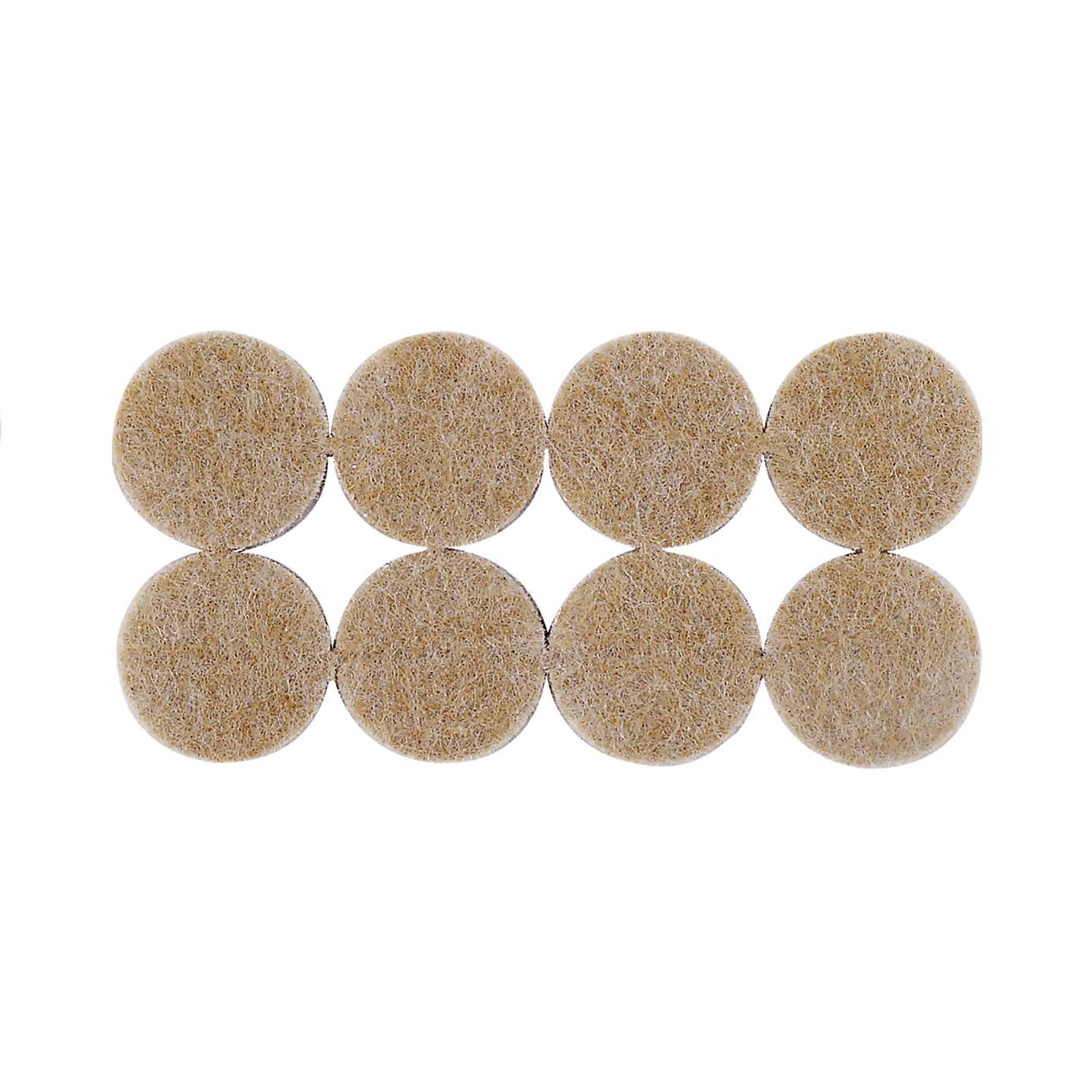 Felt Gard Pads Round 25mm Pack of 16 Natural