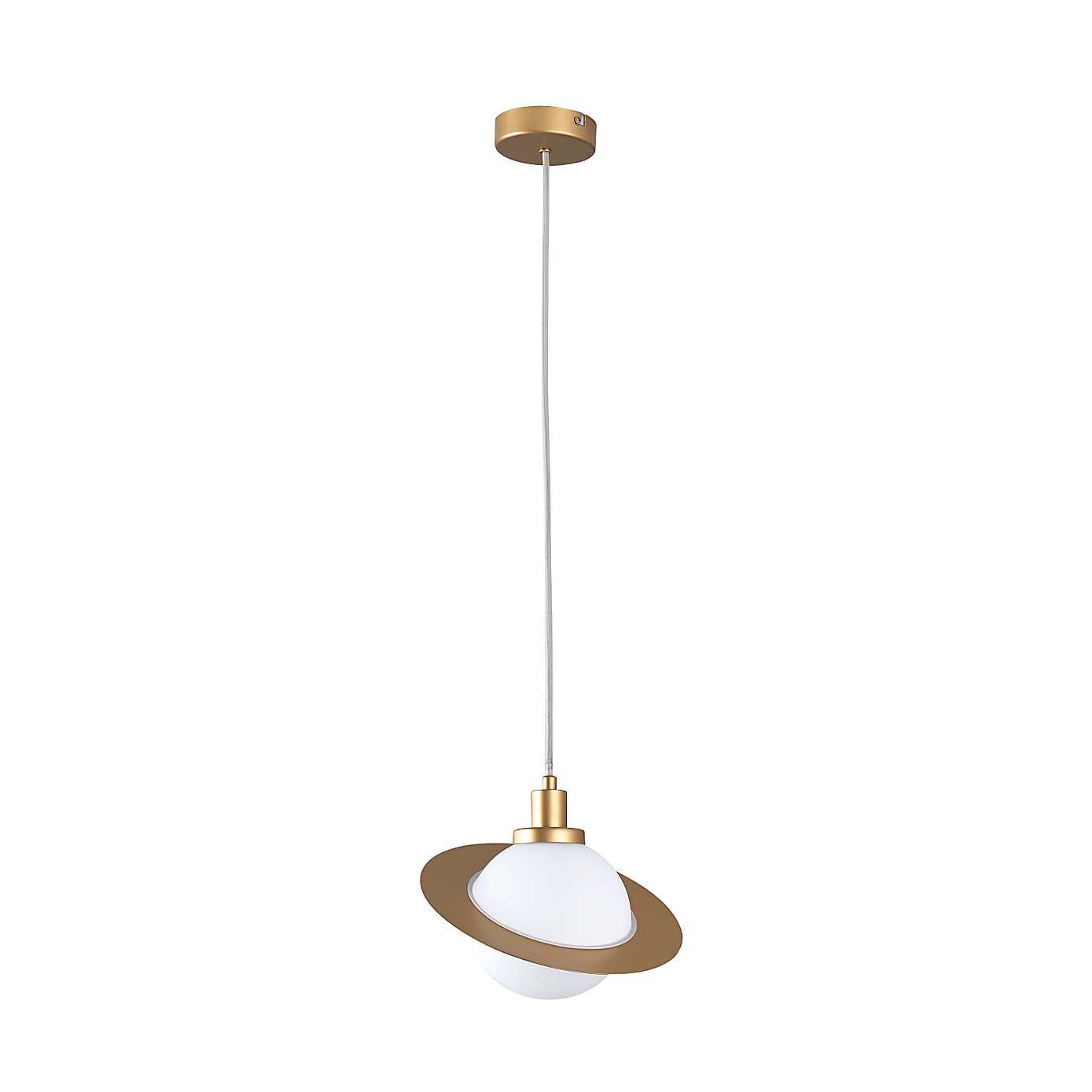 Saturn 1 Light Pendant Ceiling Fitting