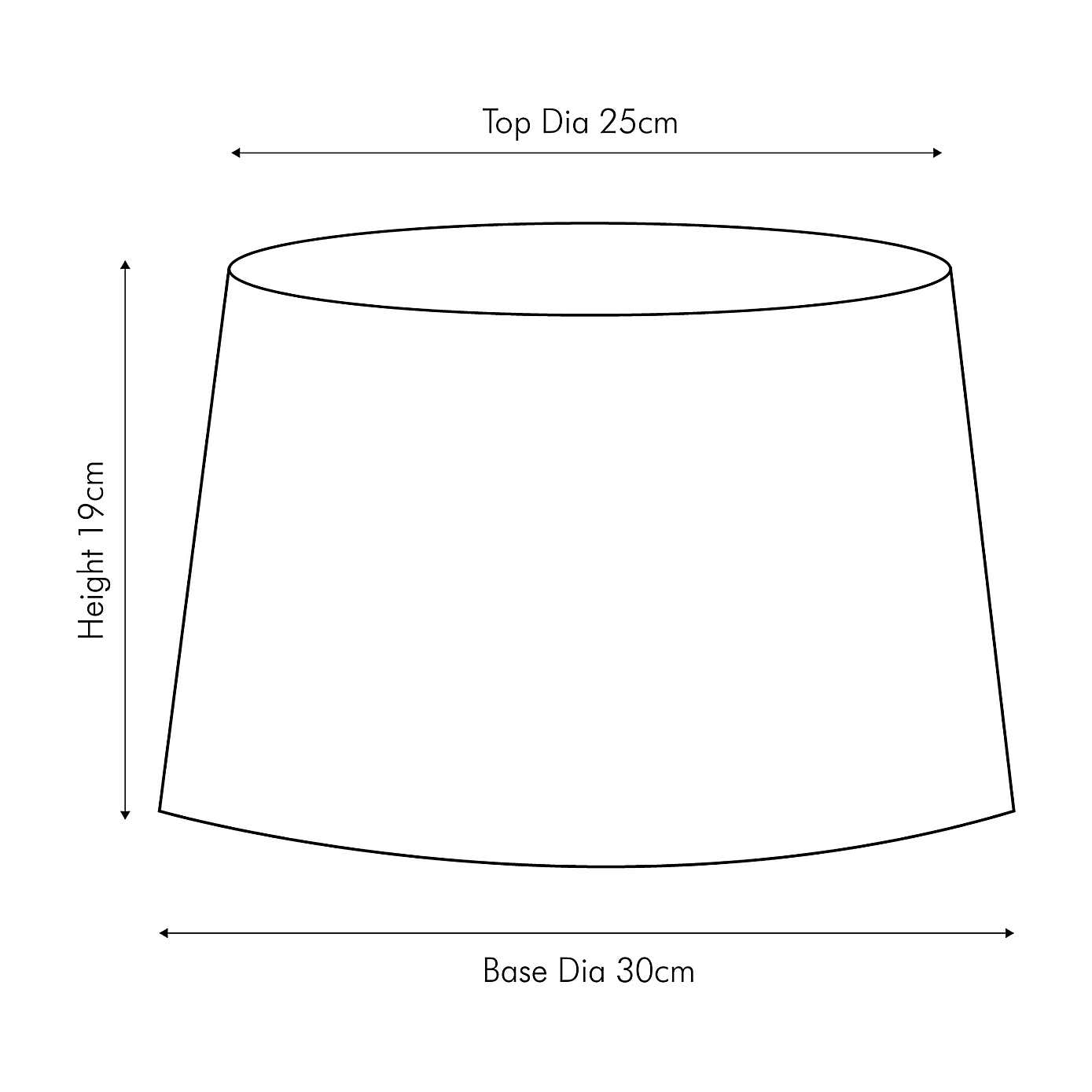 Scallop Ombre Soft Pleated Tapered Shade