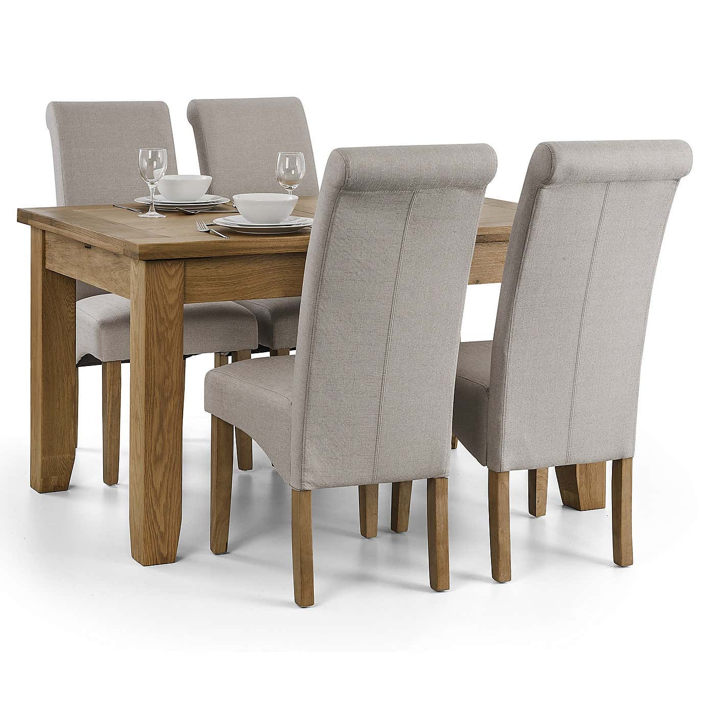 Rio Set Of 2 Scrollback Dining Chairs