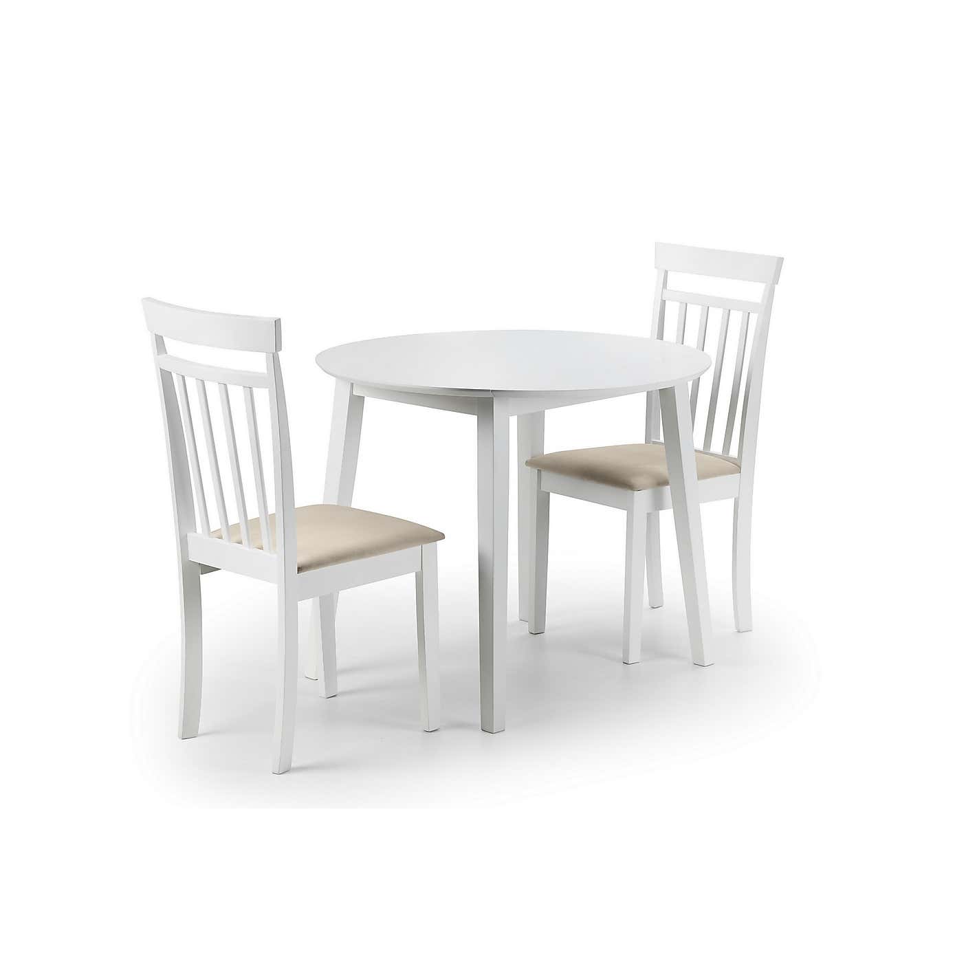 Coast Drop Leaf Dining Set with 2 Coast Dining Chairs