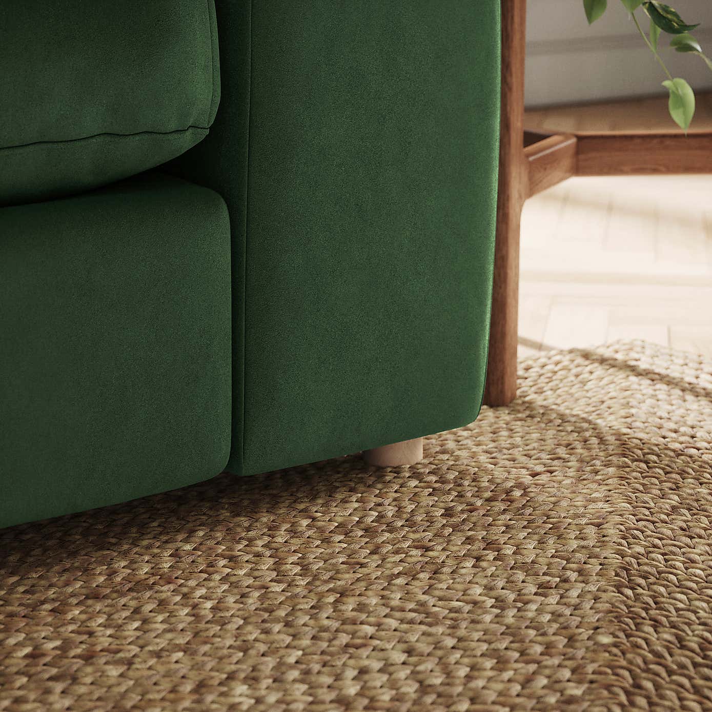 Full Circle Austin Cosy Velvet Modular Arm Corner Piece