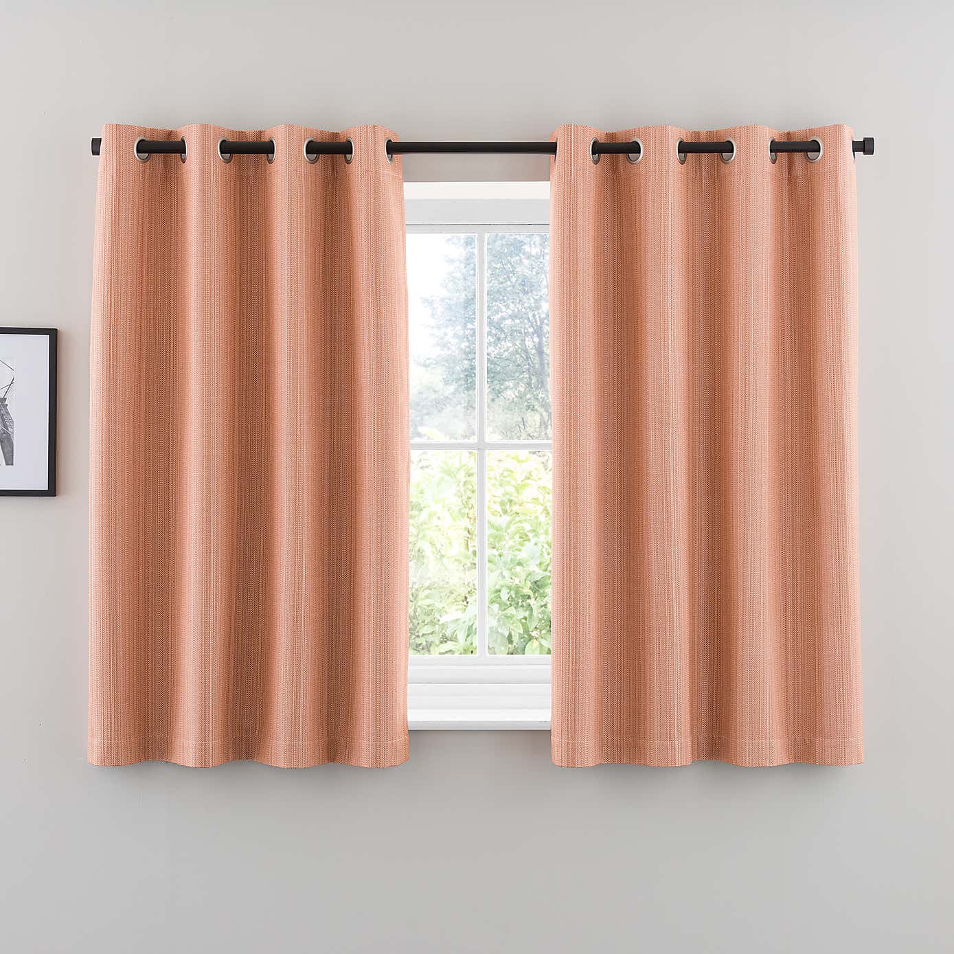 Neptune Textured Blackout Eyelet Curtains