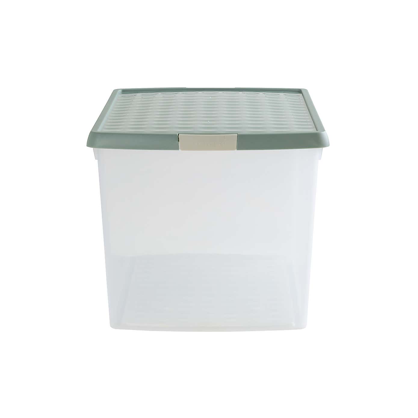 Wham Clip Pack of 4 Rectangle Storage Boxes With Lids