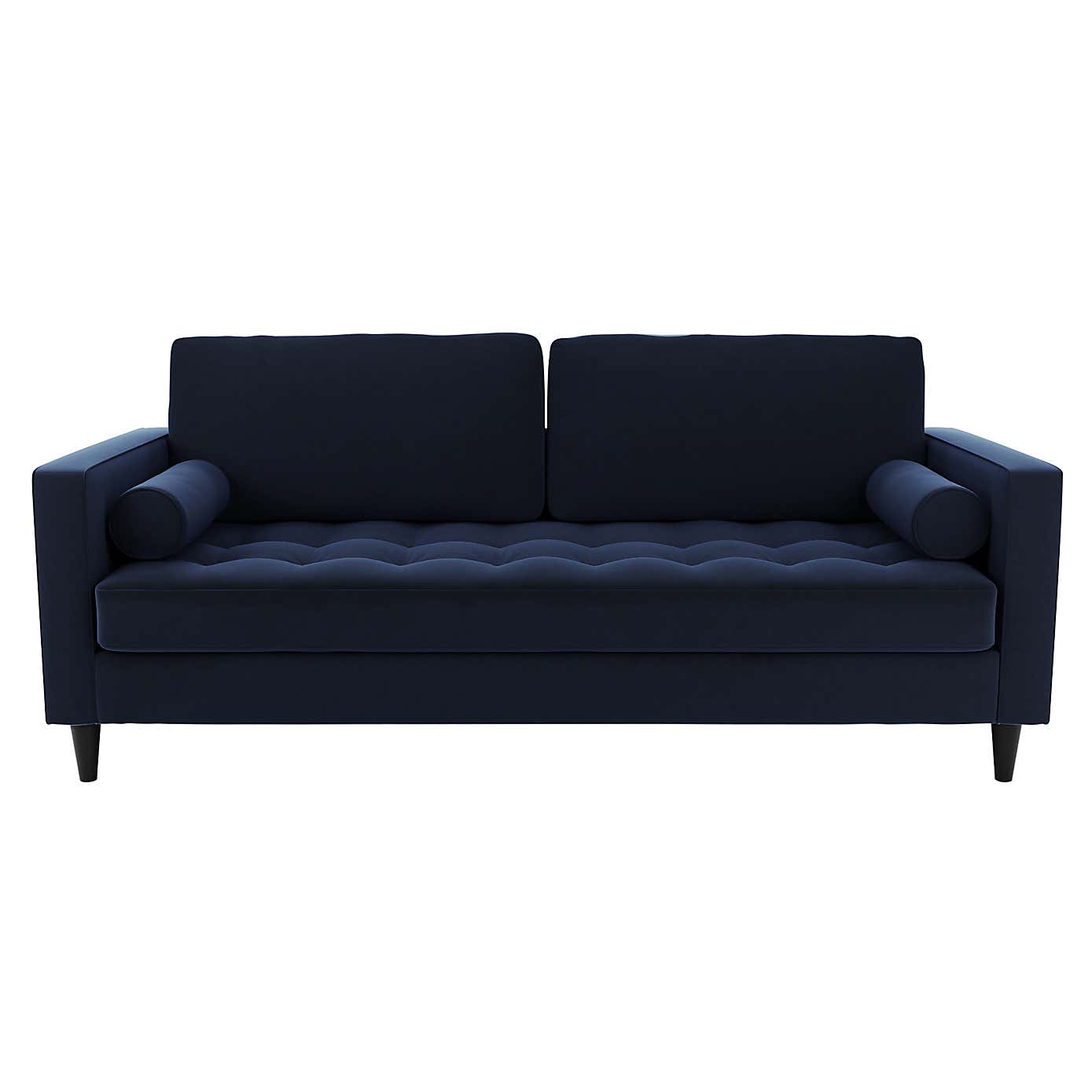 Zoe Velvet 3 Seater Sofa