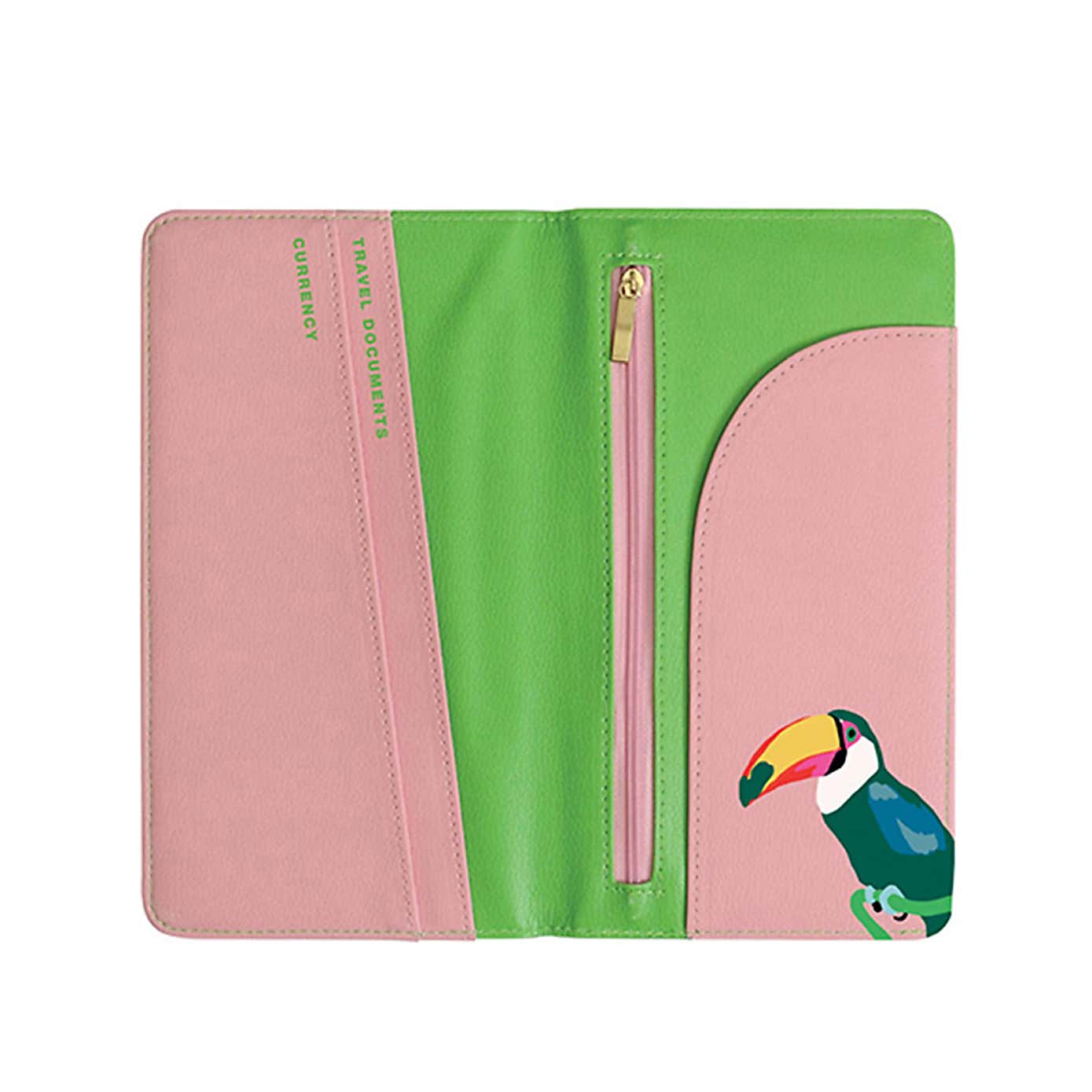 Emily Brooks Travel Wallet and Set of 3 Luggage Tags