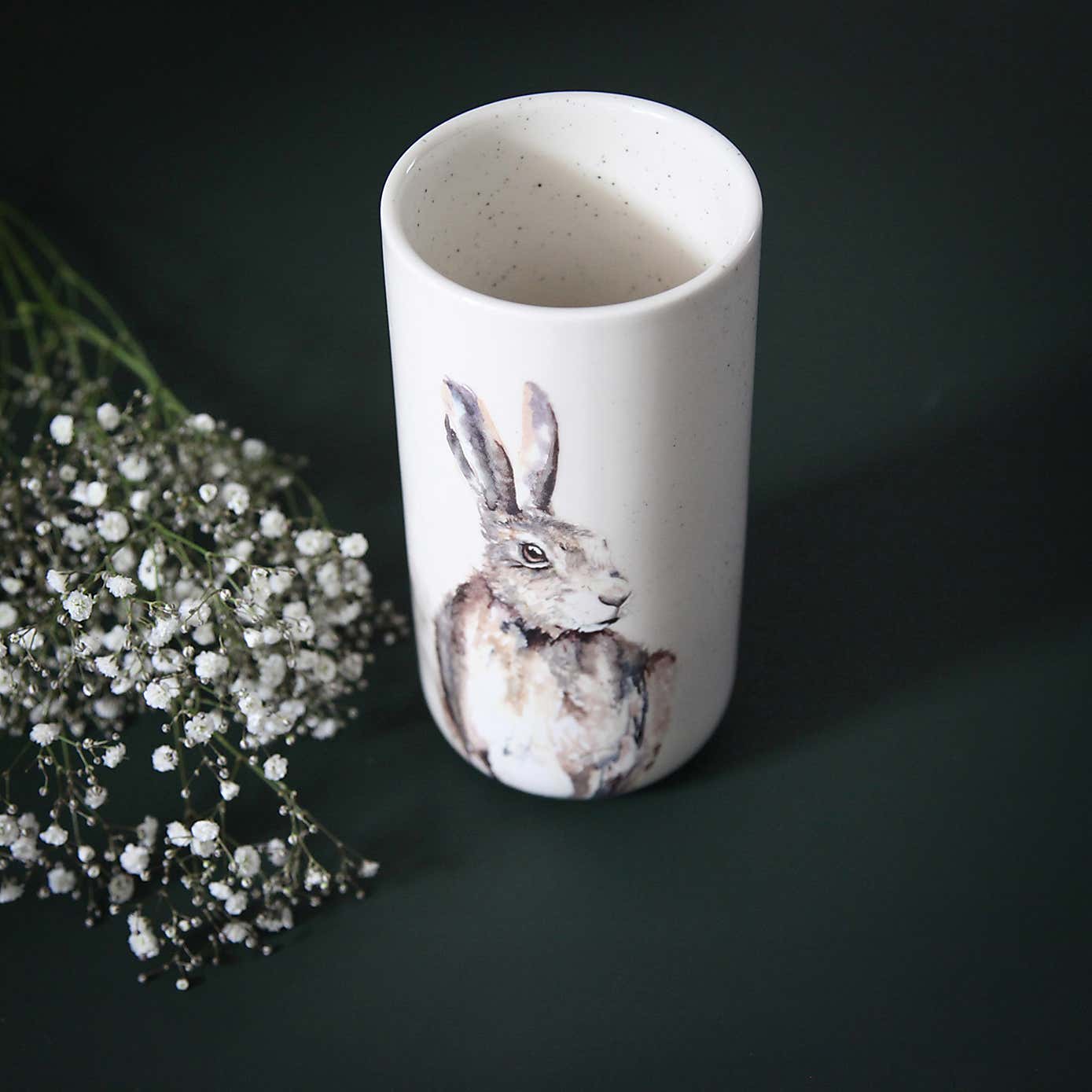 Meg Hawkins Tall Ceramic Hare Vase