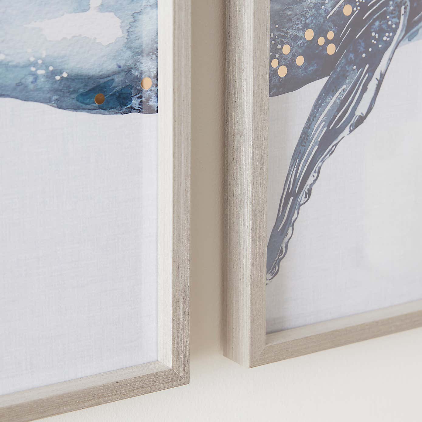 Set of 2 Whale Mum Baby Framed Prints
