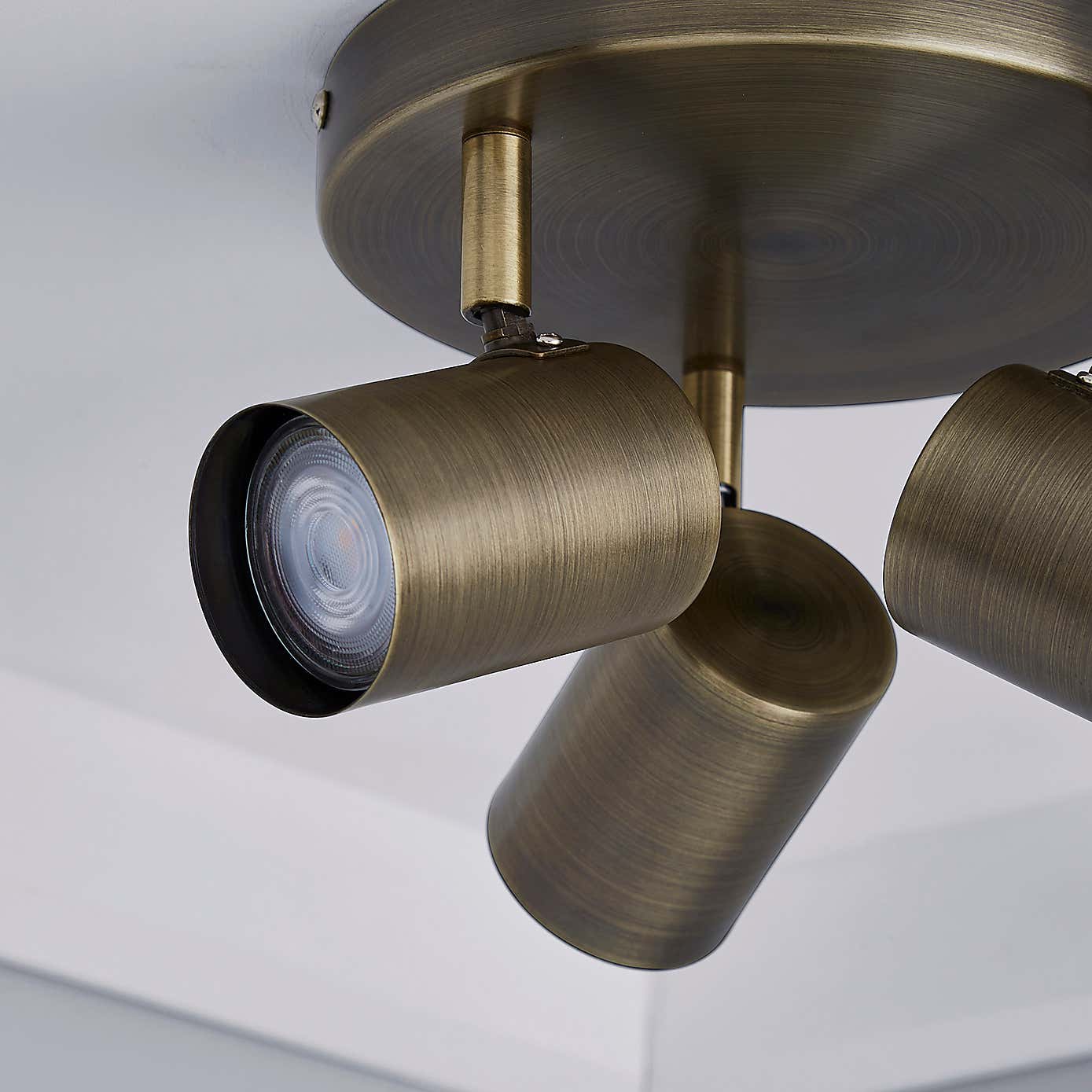 Newark 3 Light Antique Bronze Spotlight