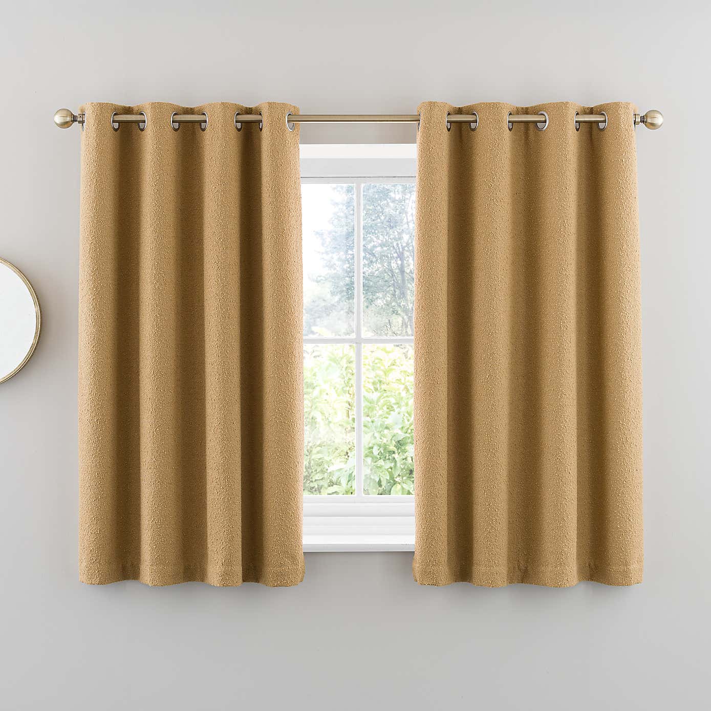 Churchgate Woodhouse Boucle Eyelet Curtains