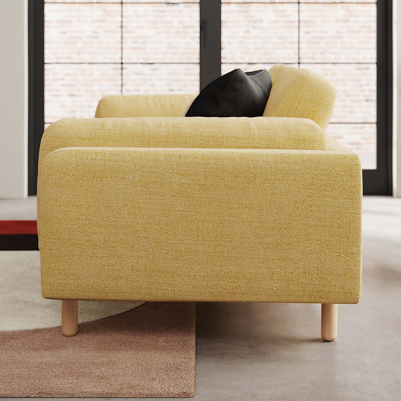 Newton Chunky Tonal Weave 2 Seater Sofa