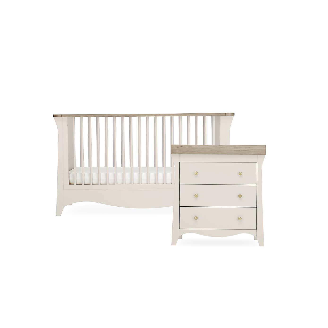 CuddleCo Clara 2 Piece Nursery Furniture Set