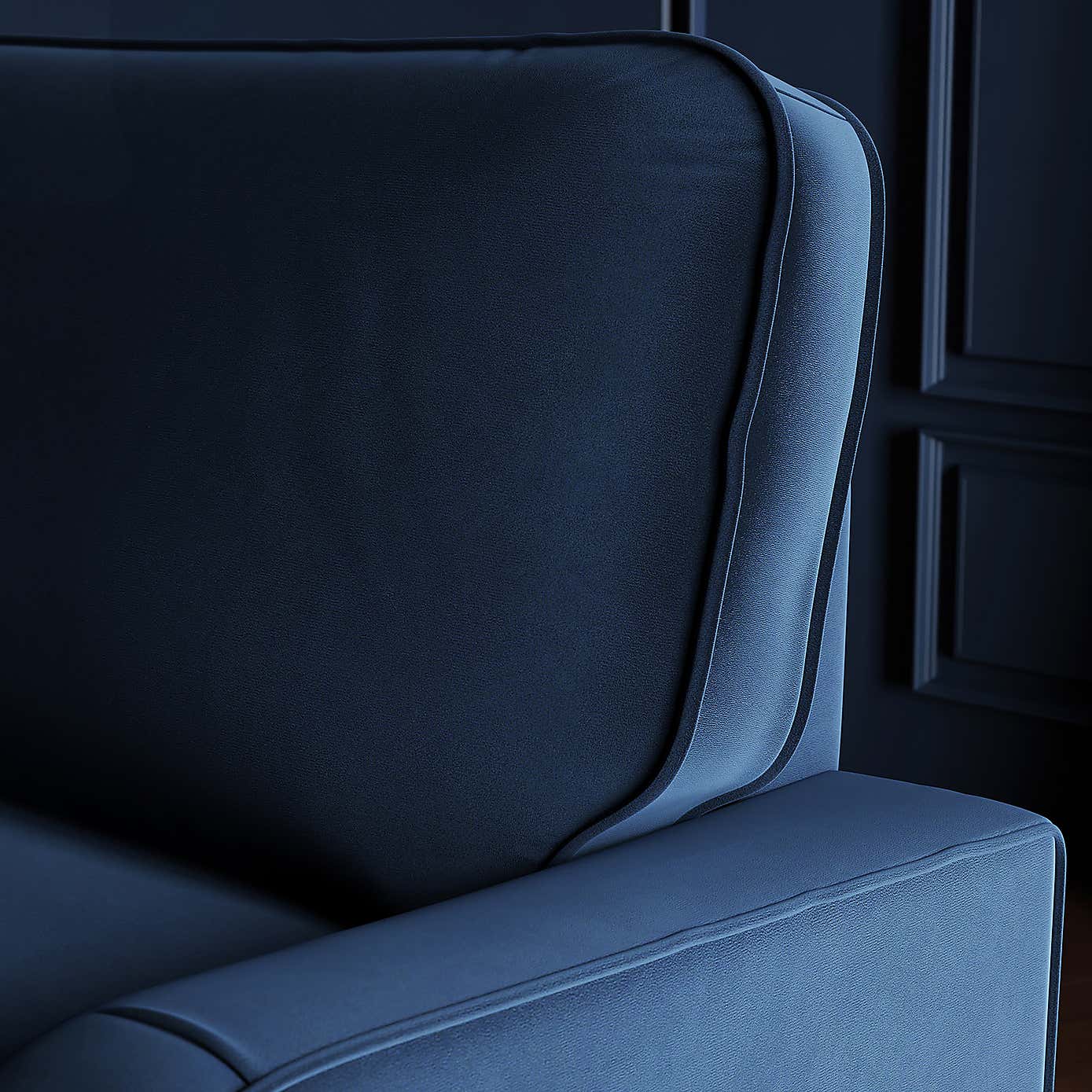 Beatrice Matte Velvet Snuggle Chair