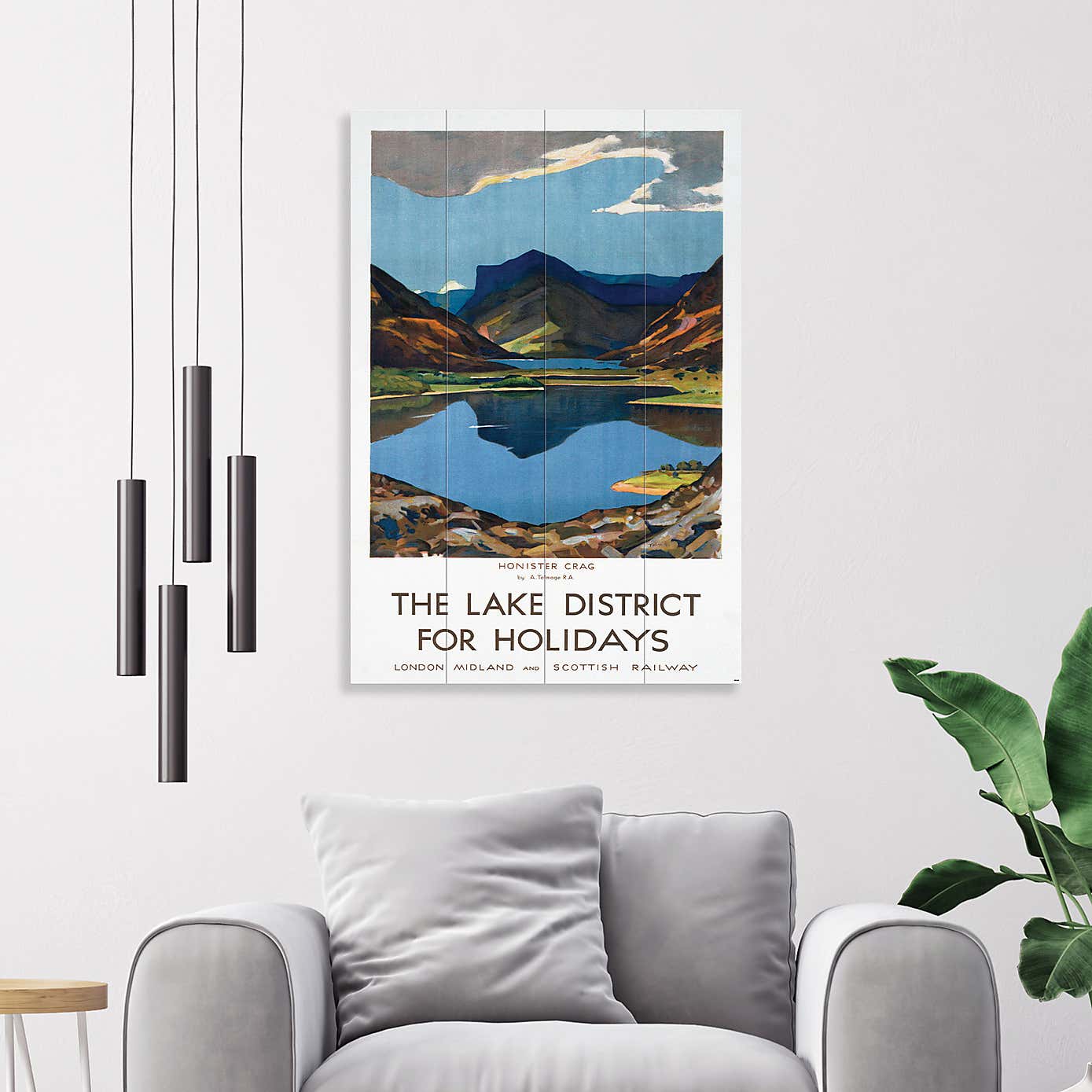 The Art Group The Lake District Wooden Wall Art