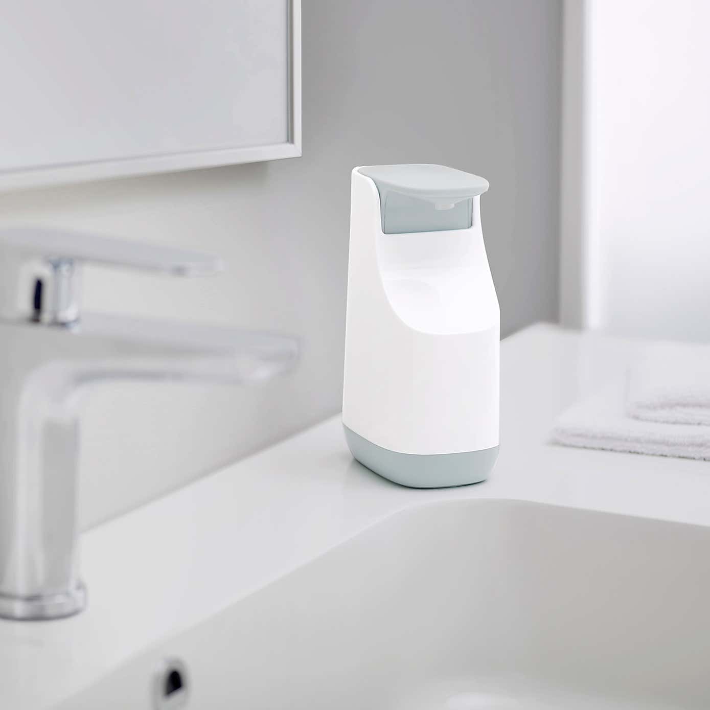 Joseph Joseph Grey Compact Soap Dispenser