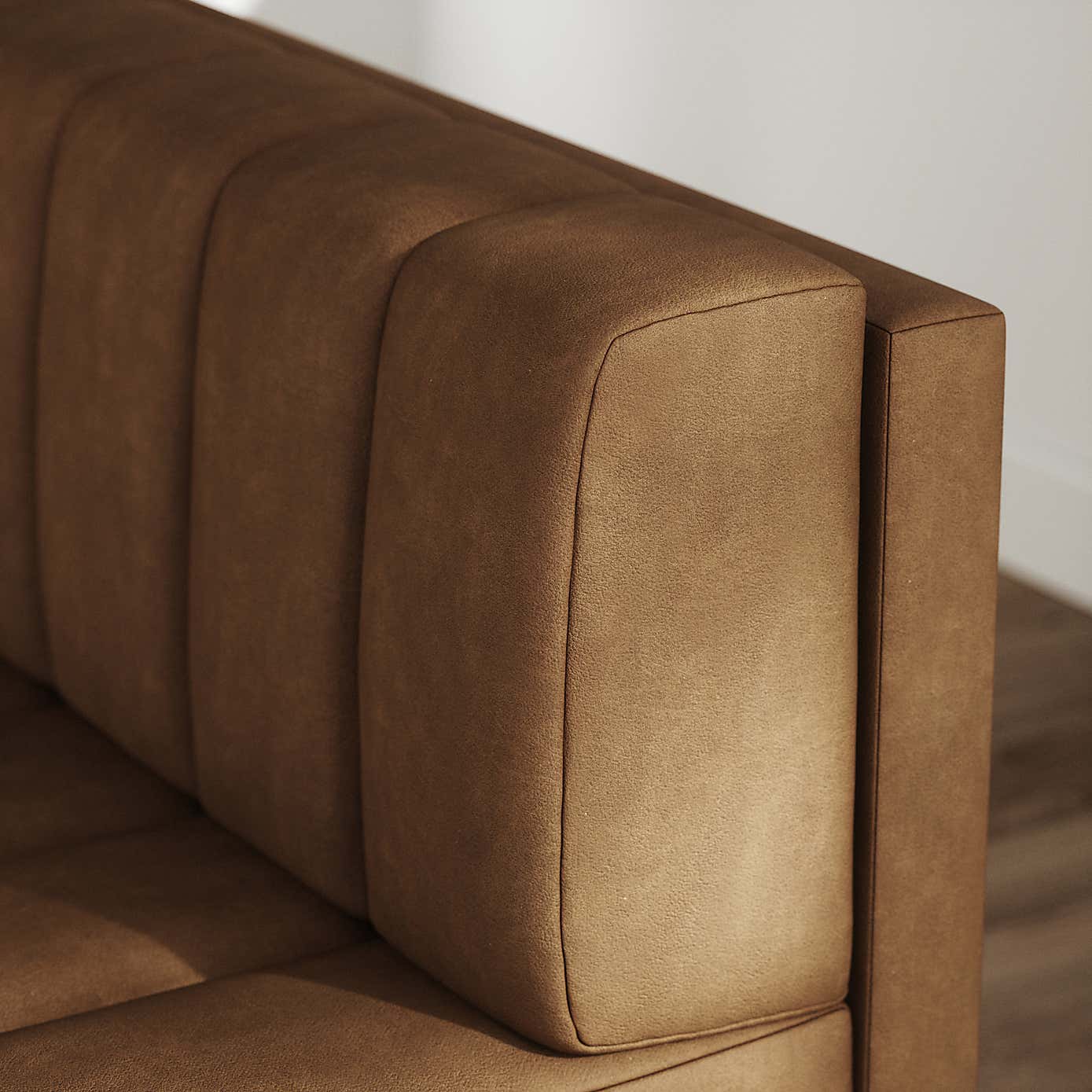 Amali Corner Dining Bench, Faux Leather