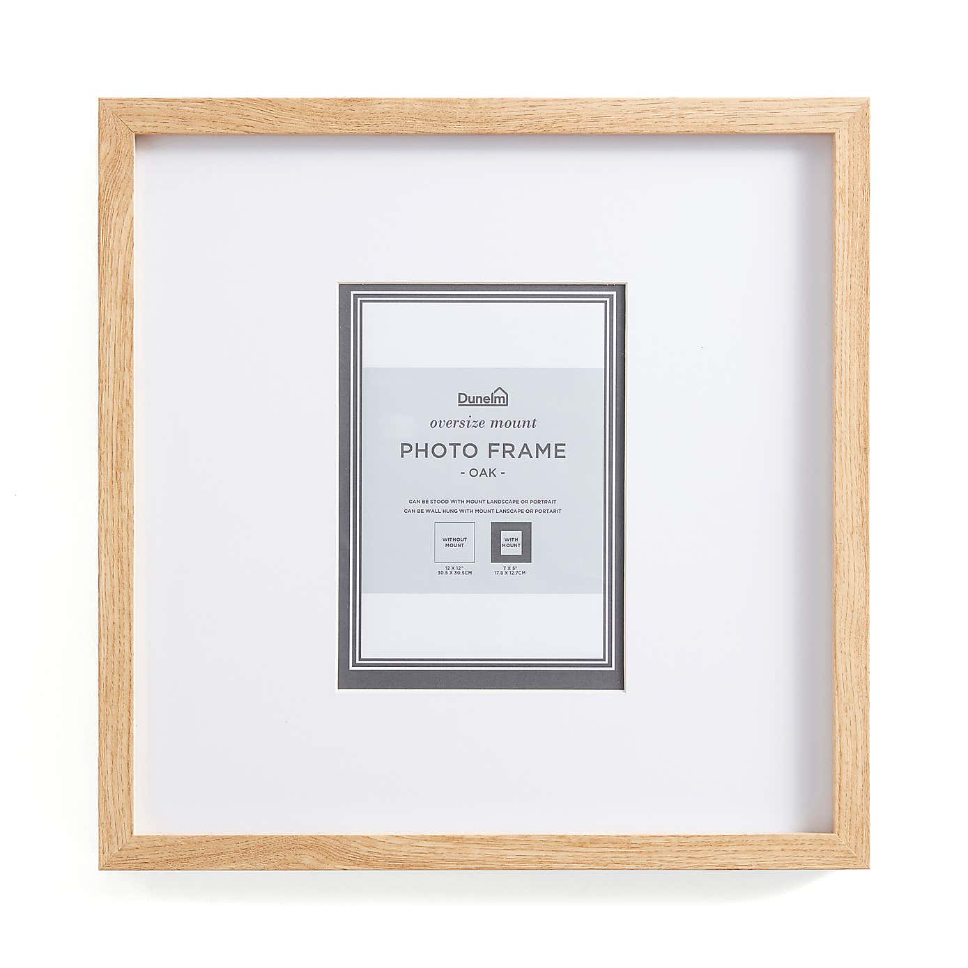 Oversized Mount Square Photo Frame