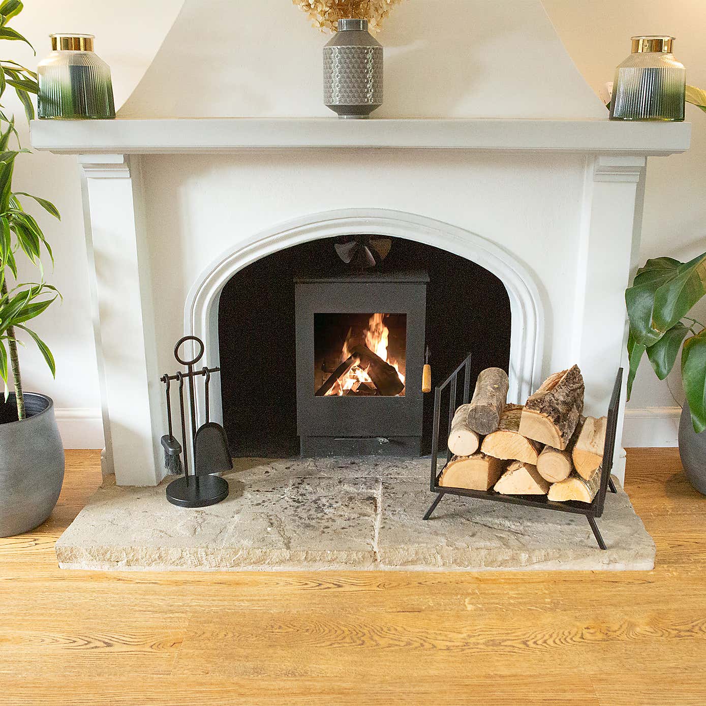 Hammer & Tongs Metal Log Stack