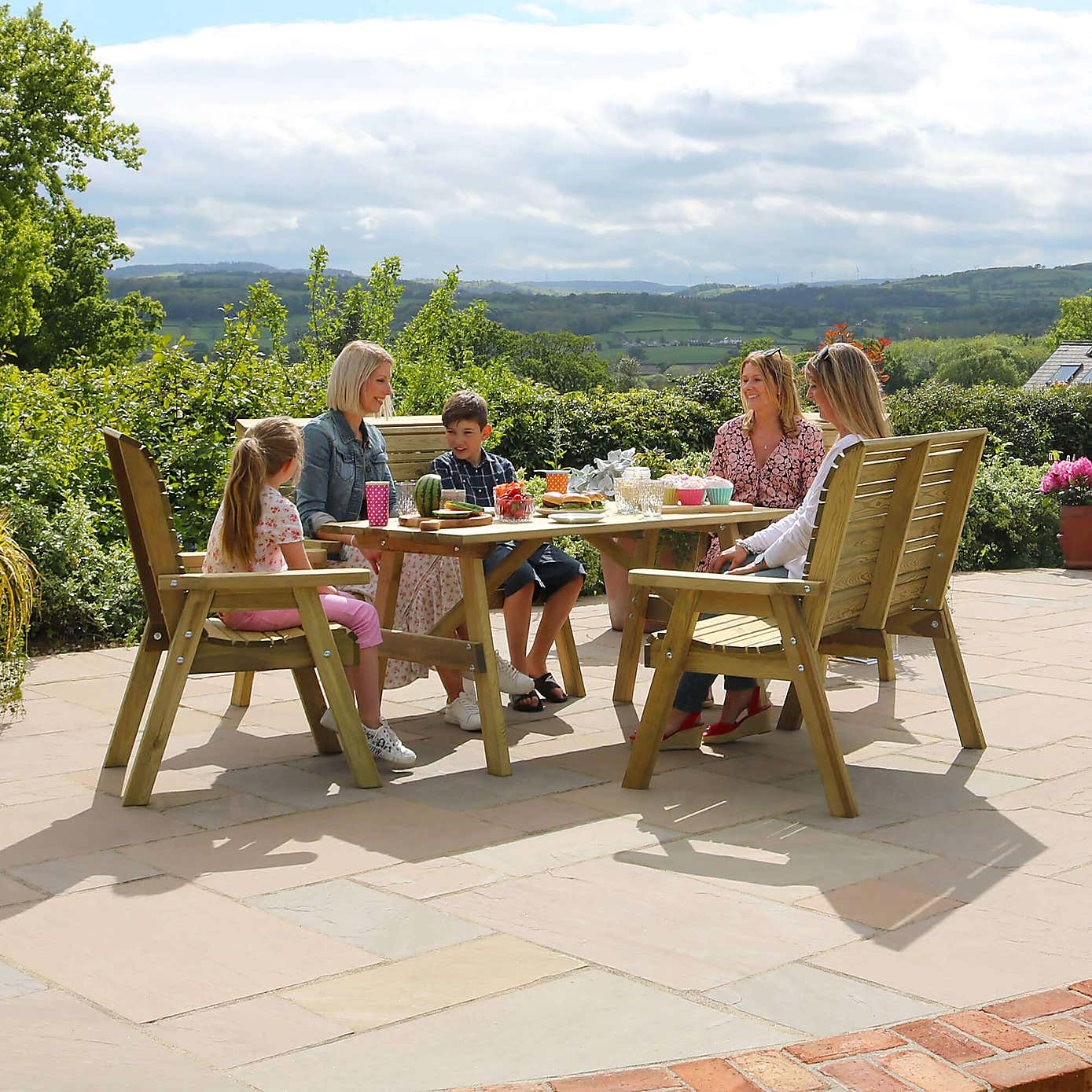 Freya 6 Seater Dining Set