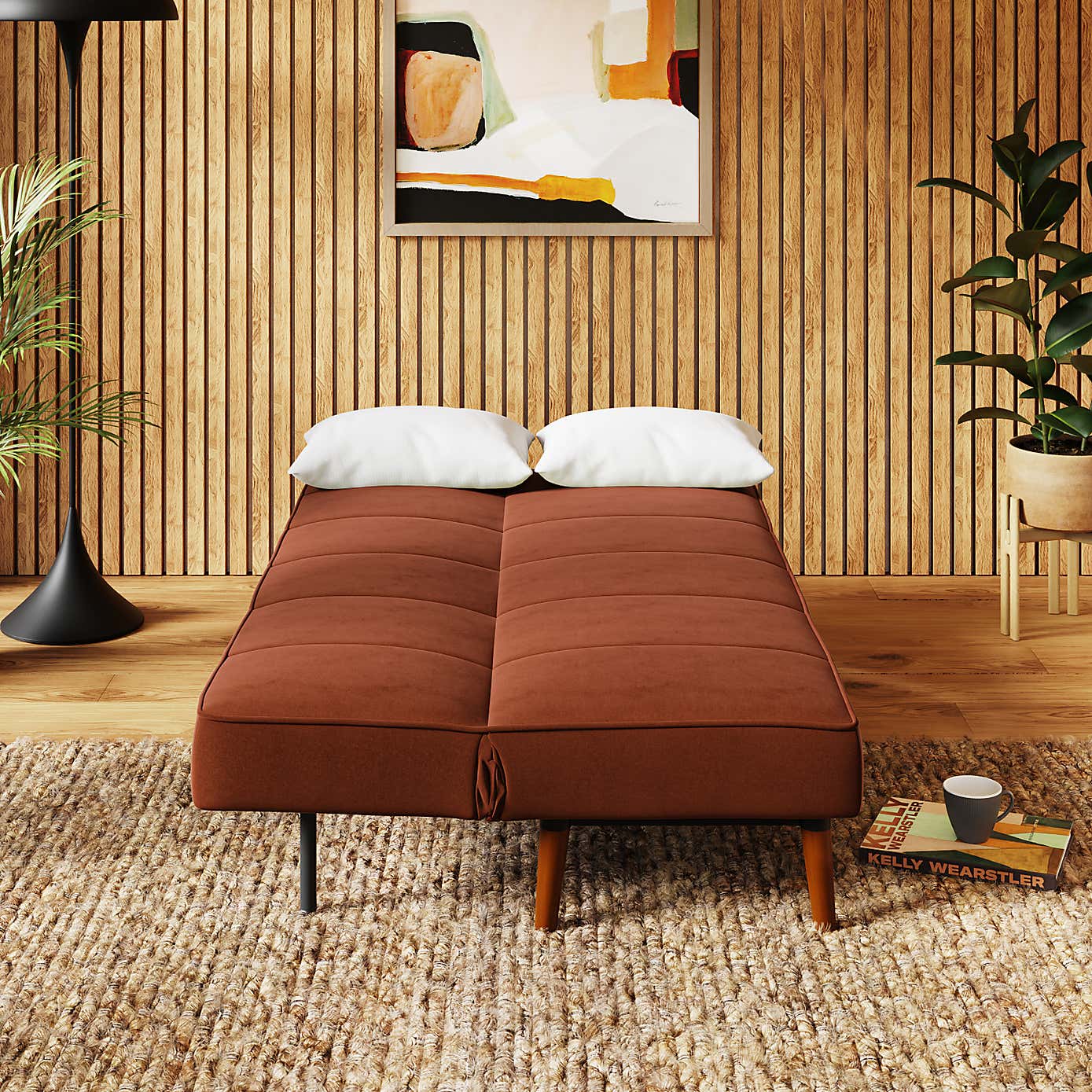 Niko Velvet Clic Clac Sofa Bed