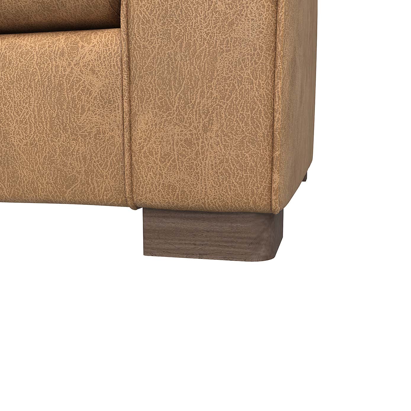 Carson Faux Leather Right Hand Corner Sofa