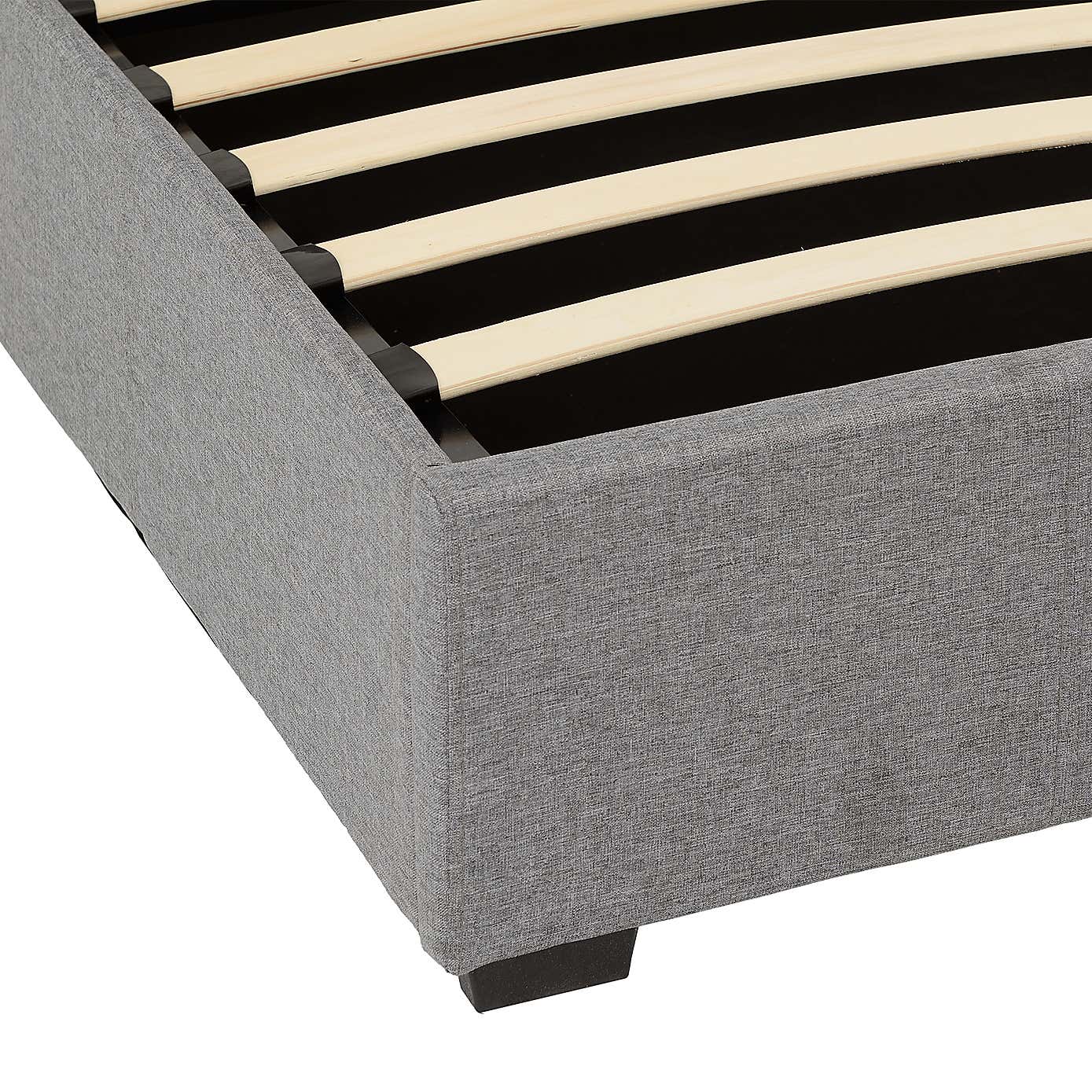 Waverley Linen Ottoman Bedstead - Grey