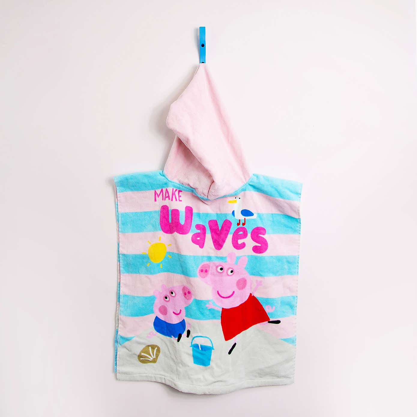 Peppa Pig Waves Cotton Towel Poncho
