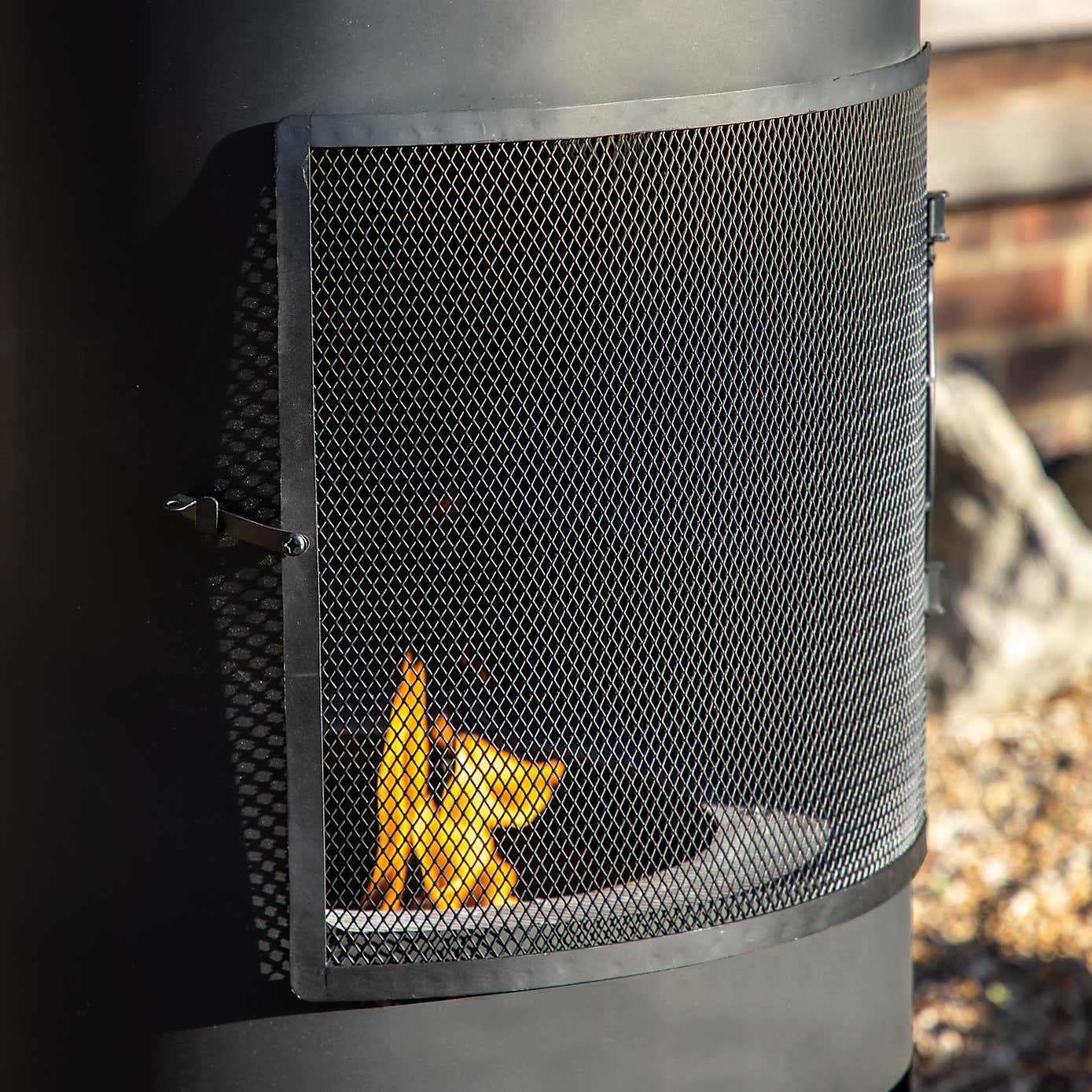 Marsett Chiminea with Pizza Slot