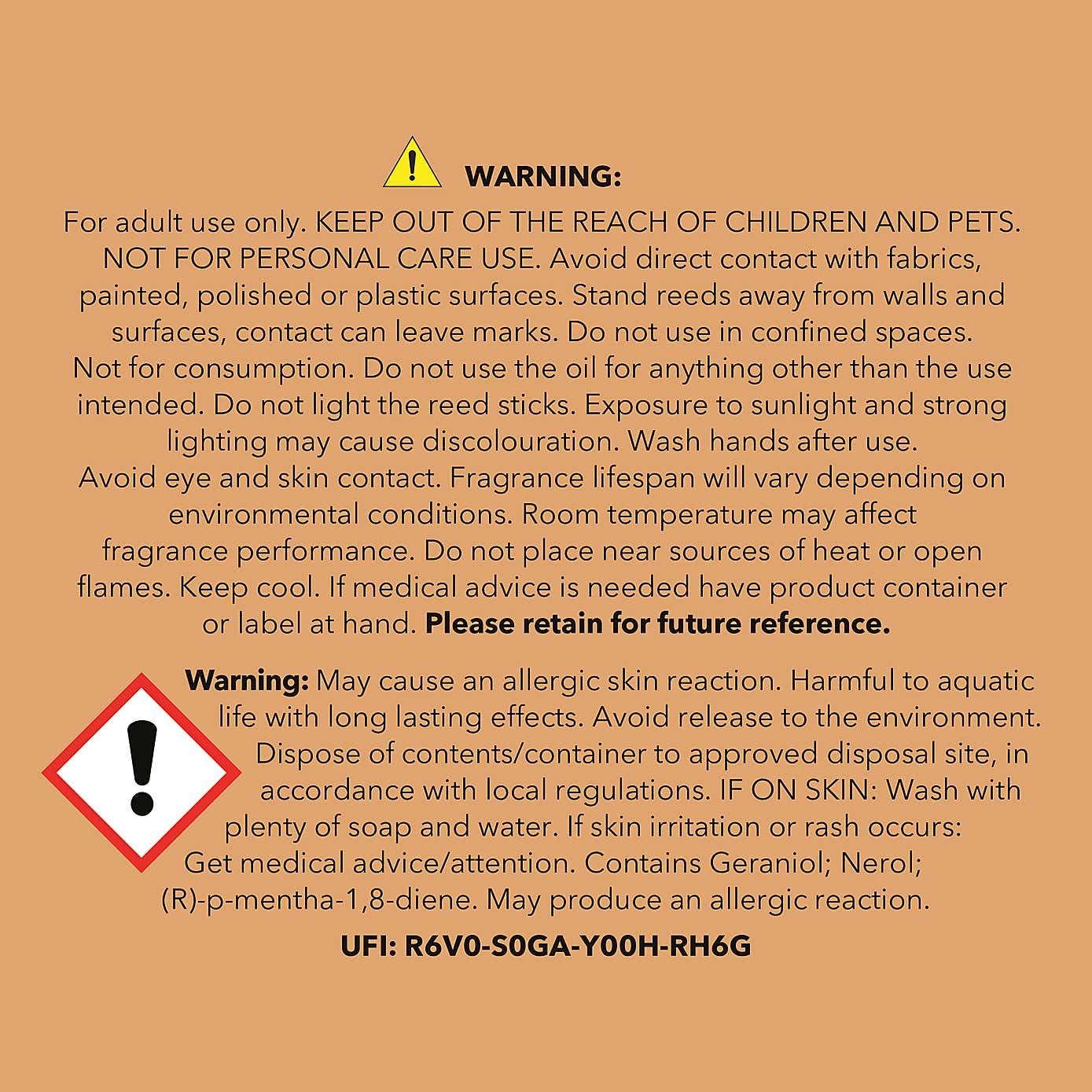 Woven Citrus & Chai Diffuser