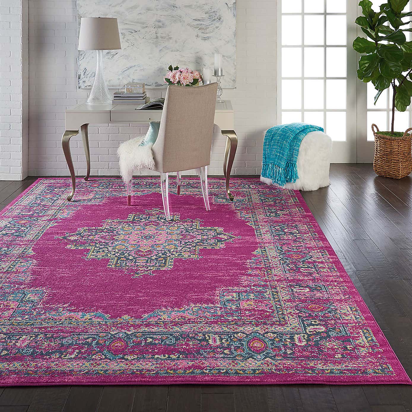 Fuchsia Passion 2 Rug