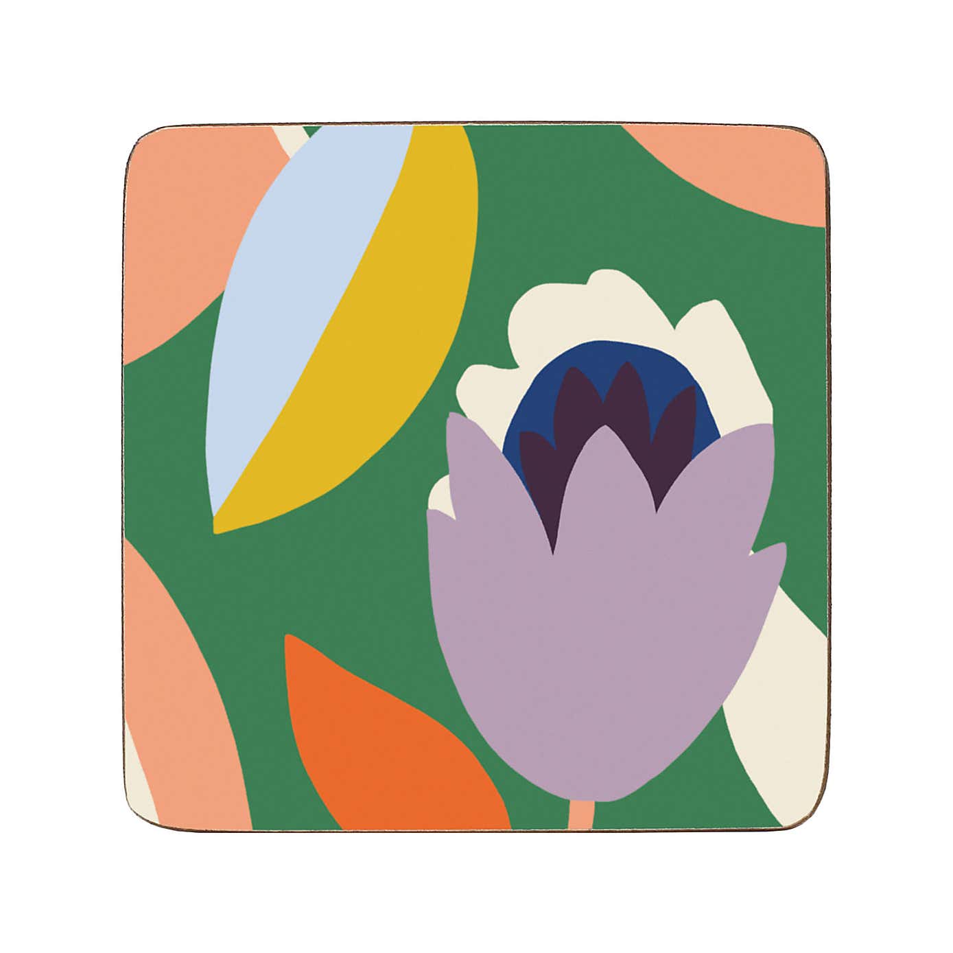 Elements Fieldley Pack of 4 Corkback Coasters