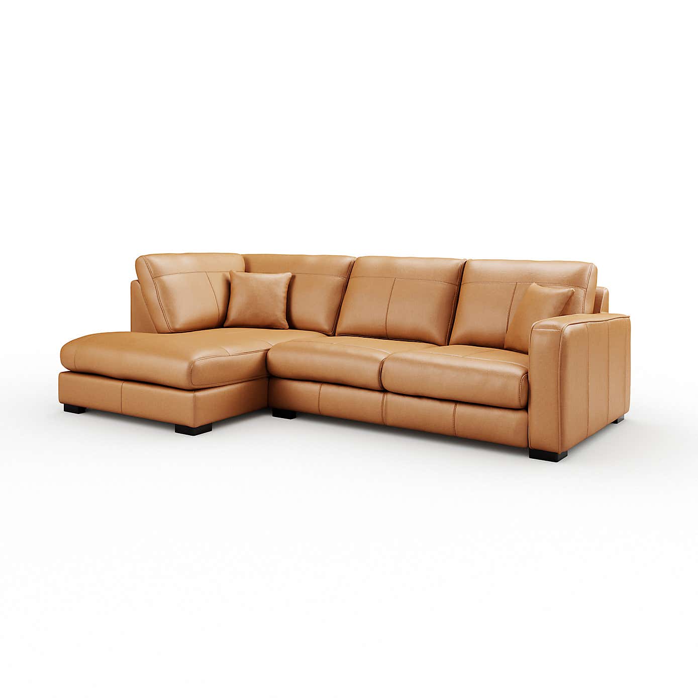 Carson Vintage Leather Large Corner Chaise Sofa