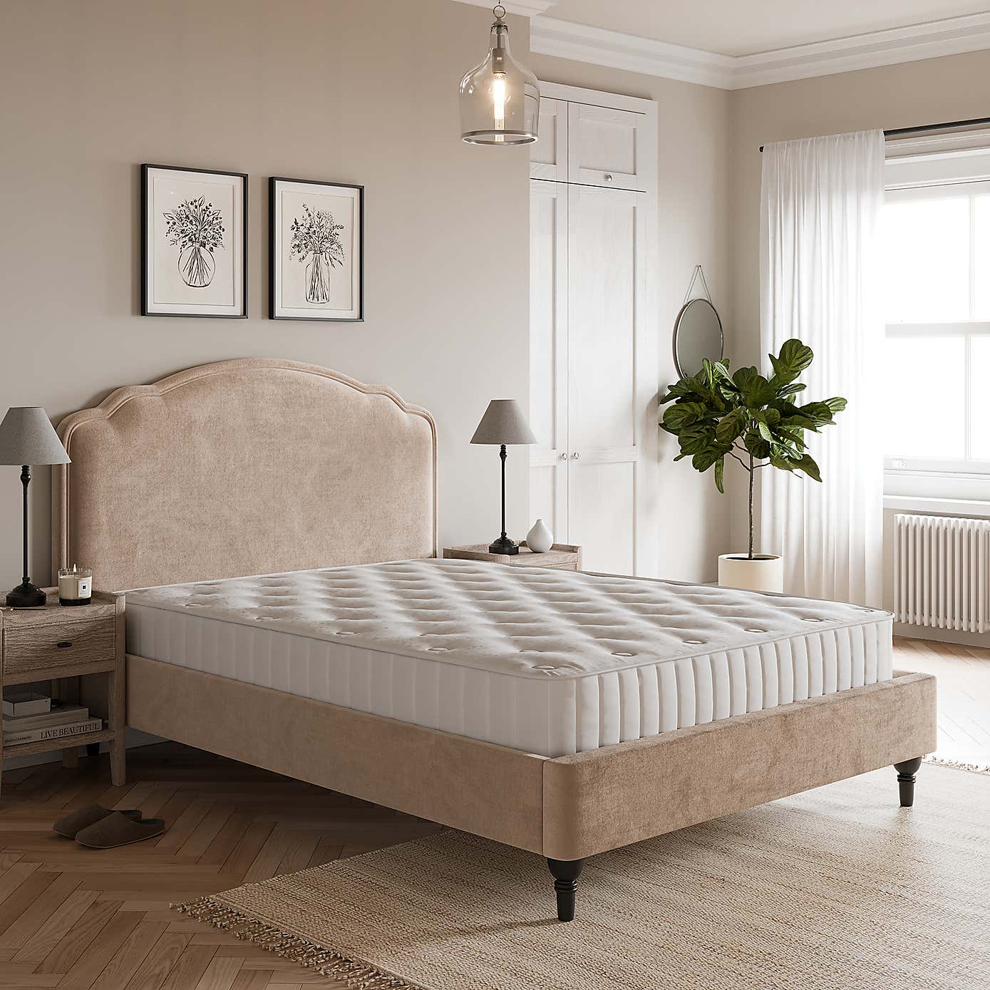 Ella Timeless Velvet Bed