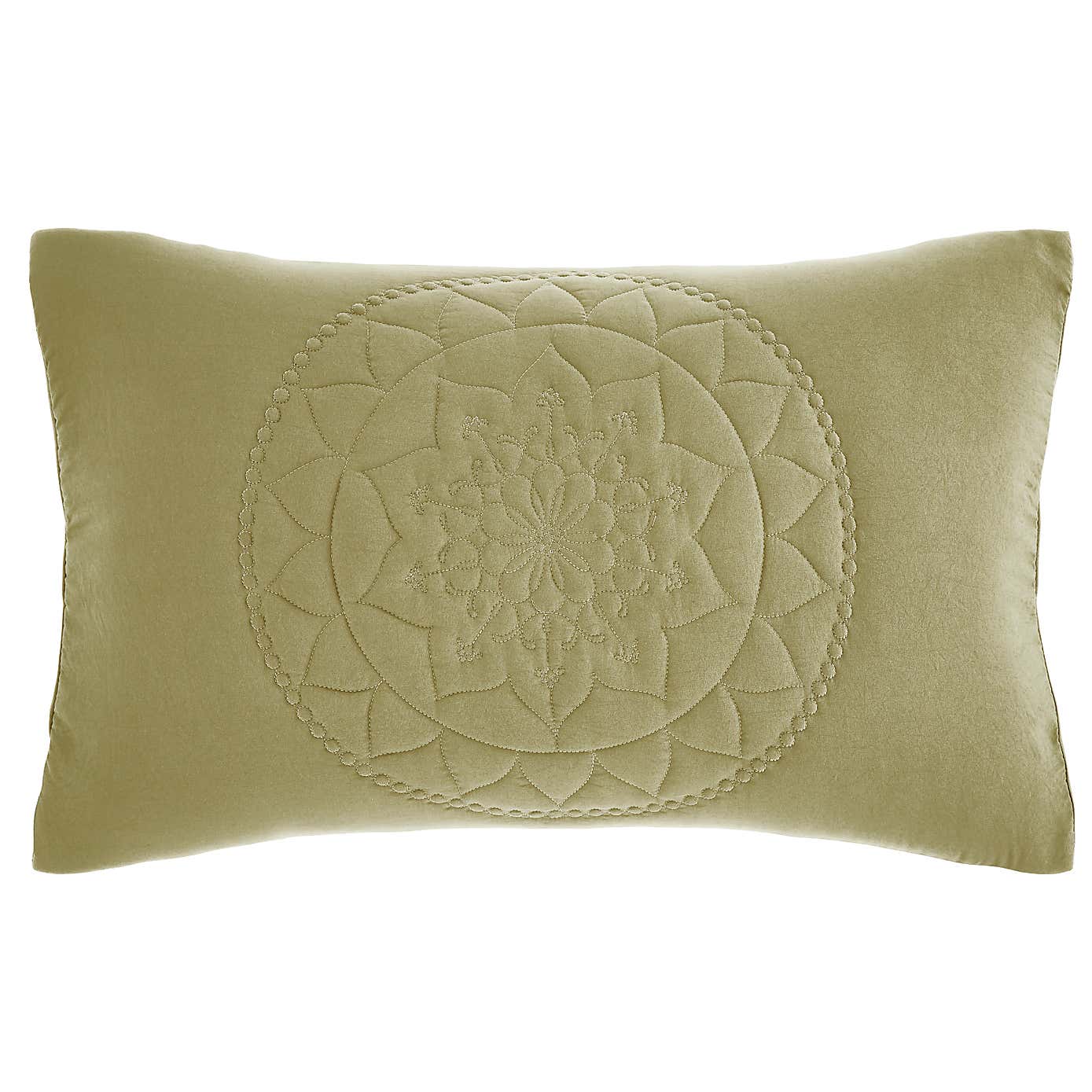 Quilted Mandala Duvet Cover and Pillowcase Set