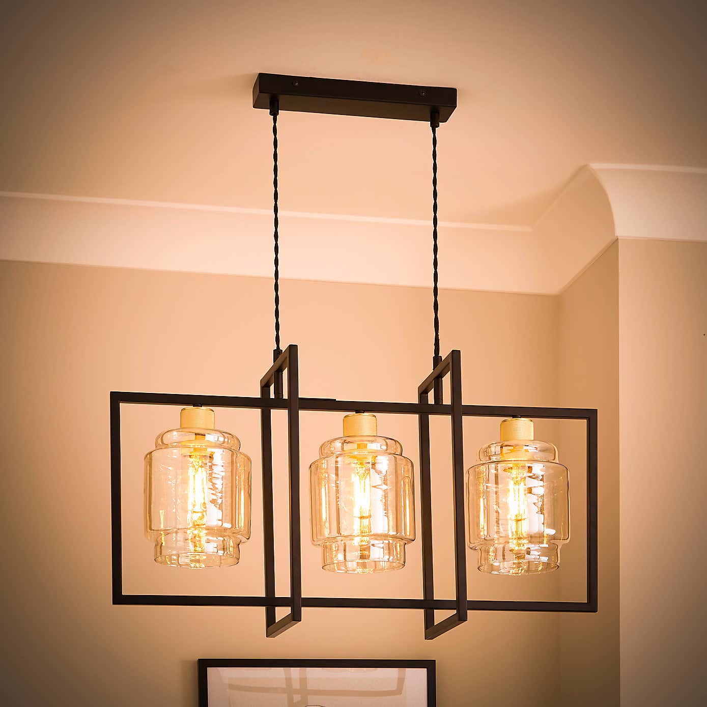 Seattle Industrial Bar Ceiling Light