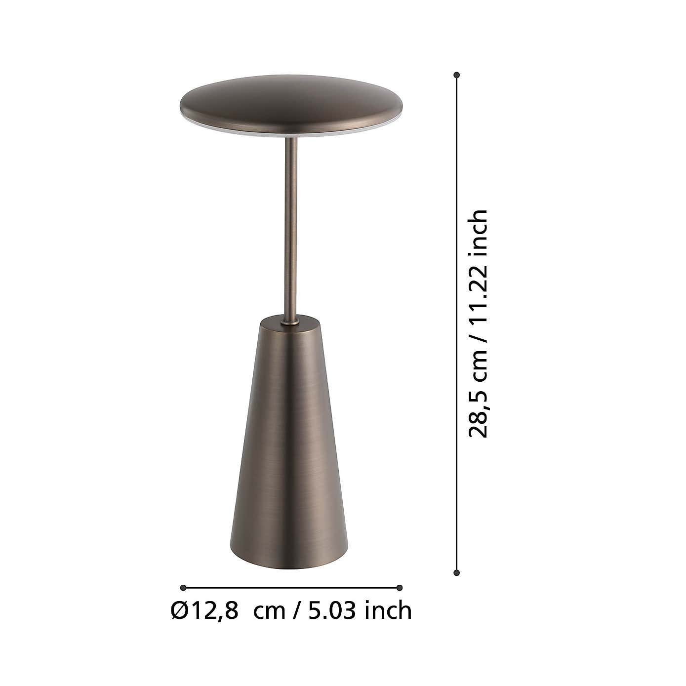 EGLO Piccola Touch Dimmable Outdoor Table Lamp