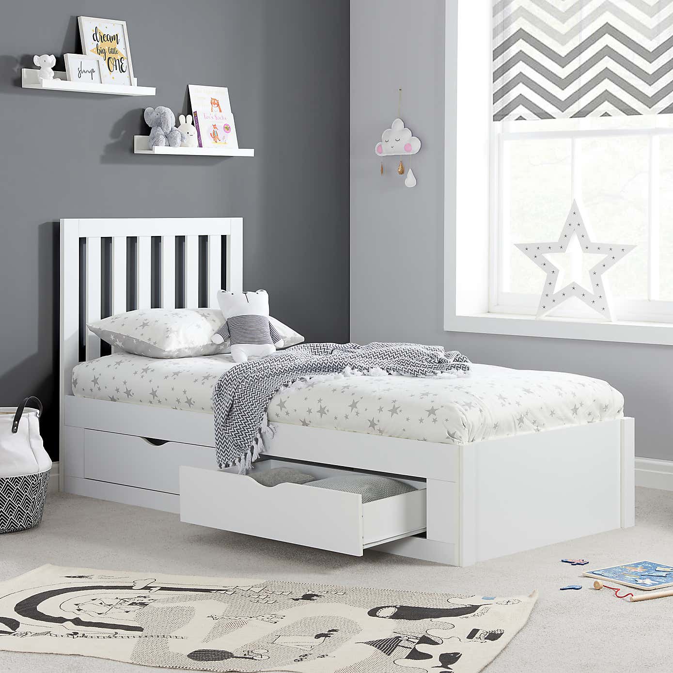 Appleby Single Bed, White