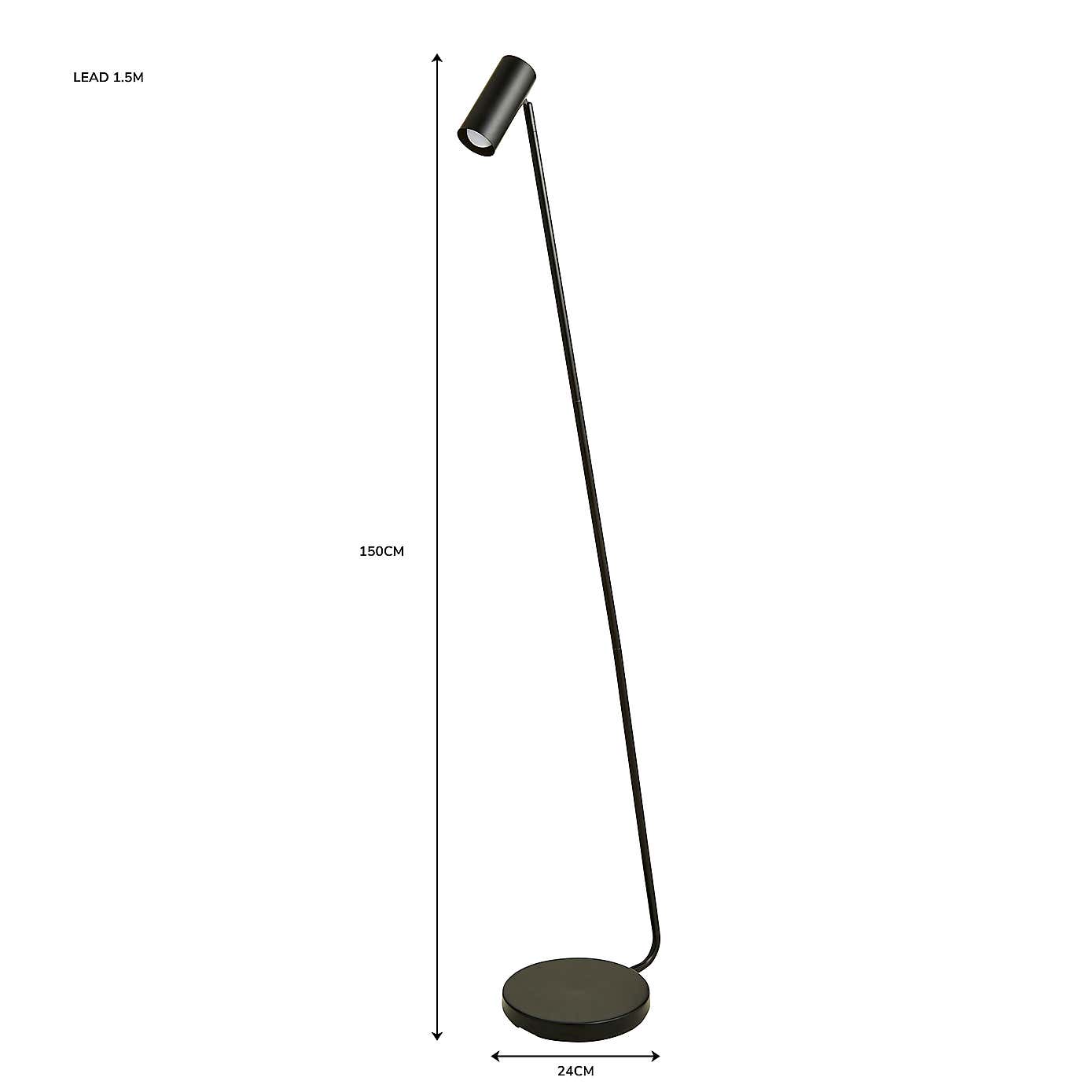 Lilou Integrated LED Dimmable Floor Lamp