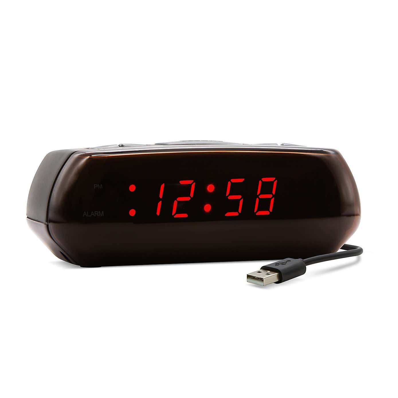 Acctim Miramar Black Alarm Clock
