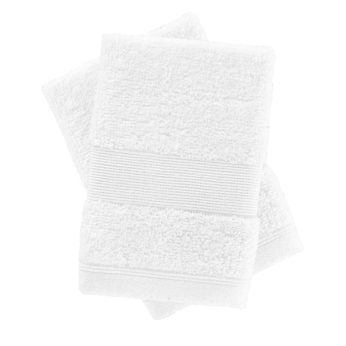 Set of 2 Catherine Lansfield Anti Bacterial Face Cloths