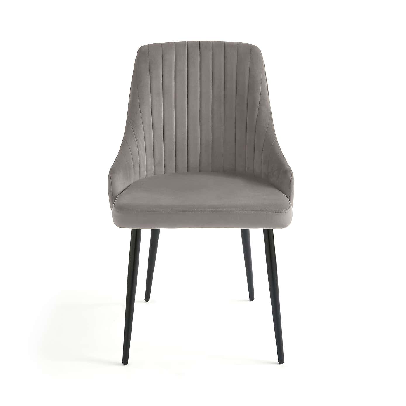 Shea Set of 2 Dining Chairs, Velvet