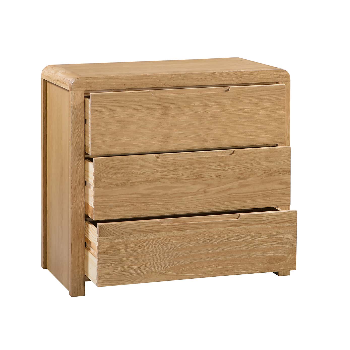 Curve 3 Drawer Chest of Drawers