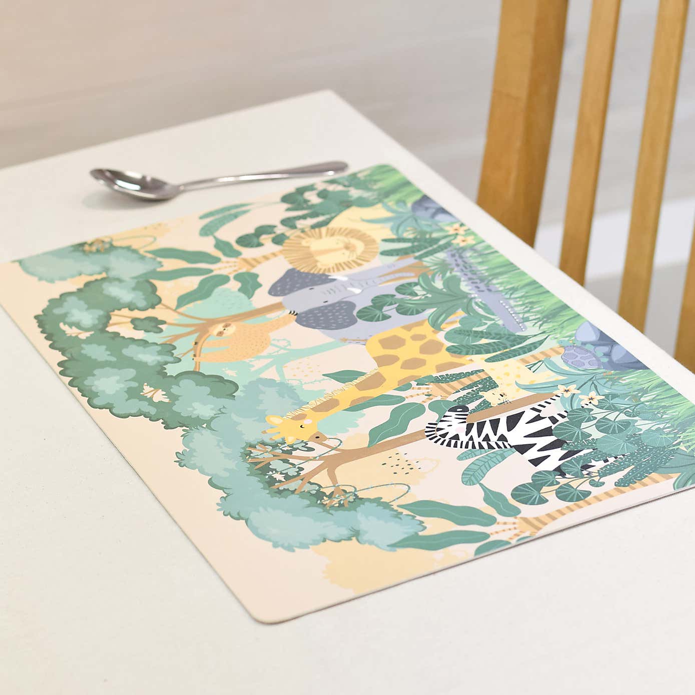 Recycled Faux Leather Safari Placemat