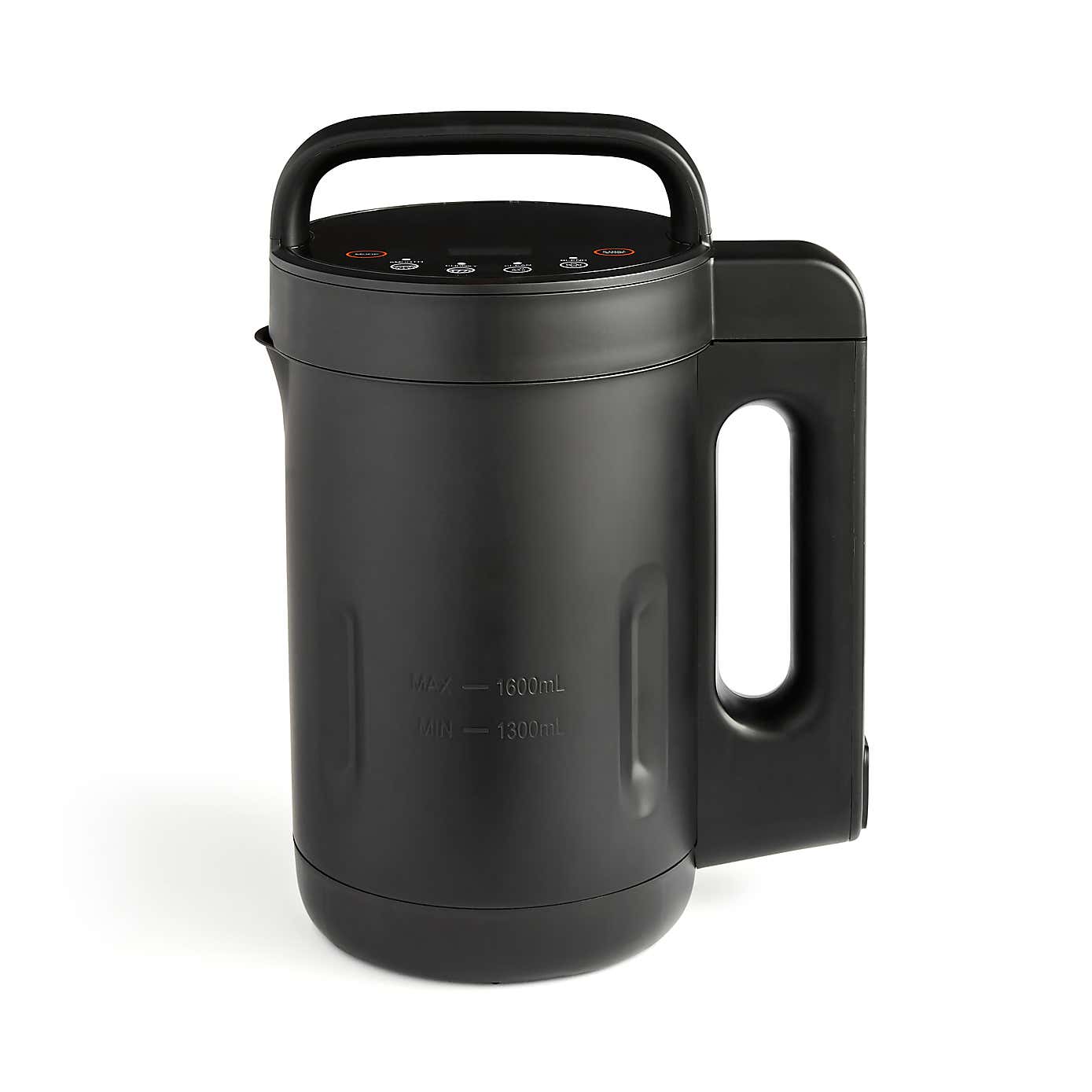 Digital 1.6L Black Soup Maker
